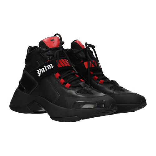 Palm Angels Sneakers in Black & Red Size US 12 / EU 45 - 2 Thumbnail