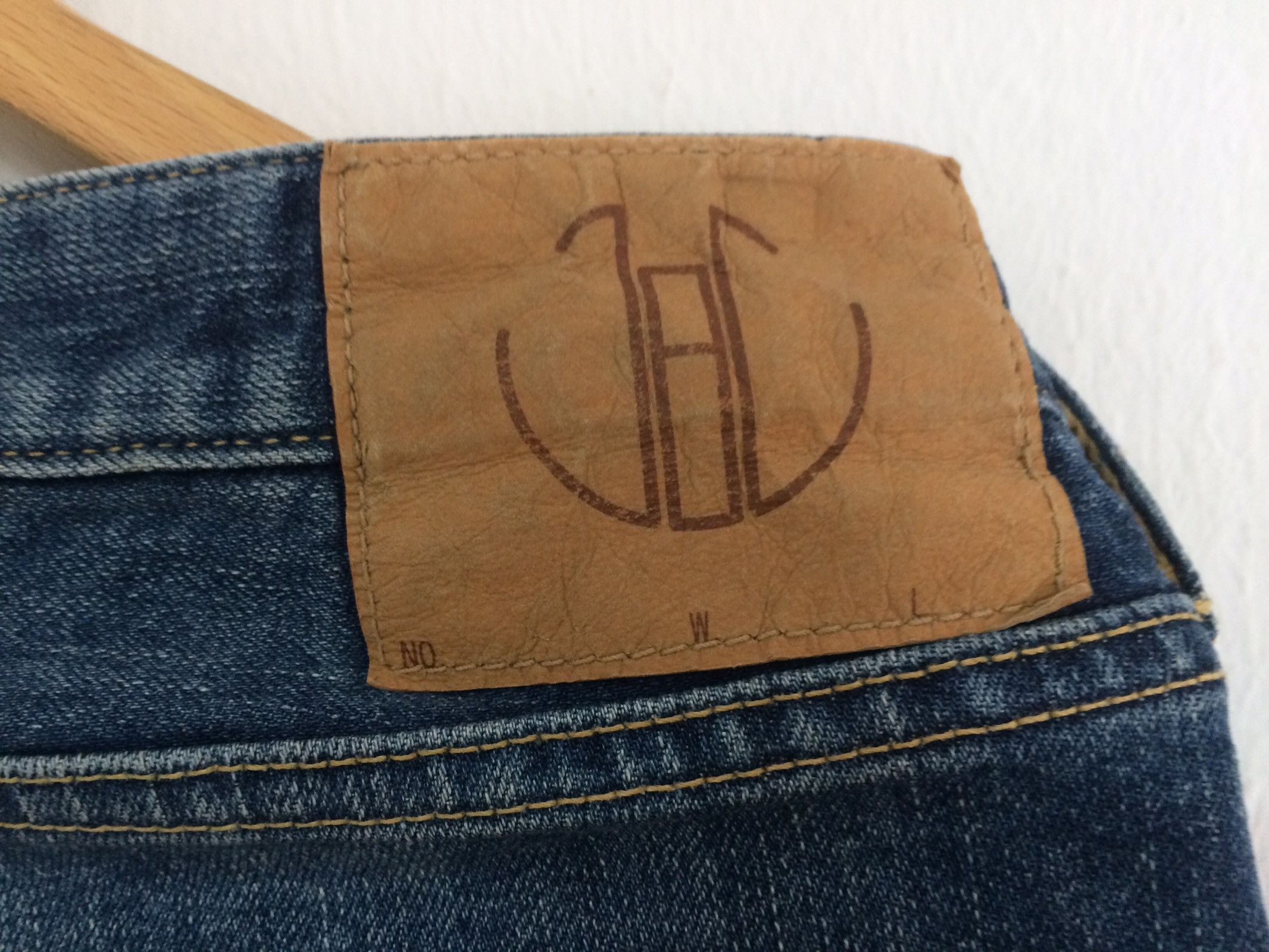Japan Blue × Japanese Brand 🔥🔥Japan Blue Jeans Patchwork Distressed Jeans Denim Size US 31 - 17 Thumbnail