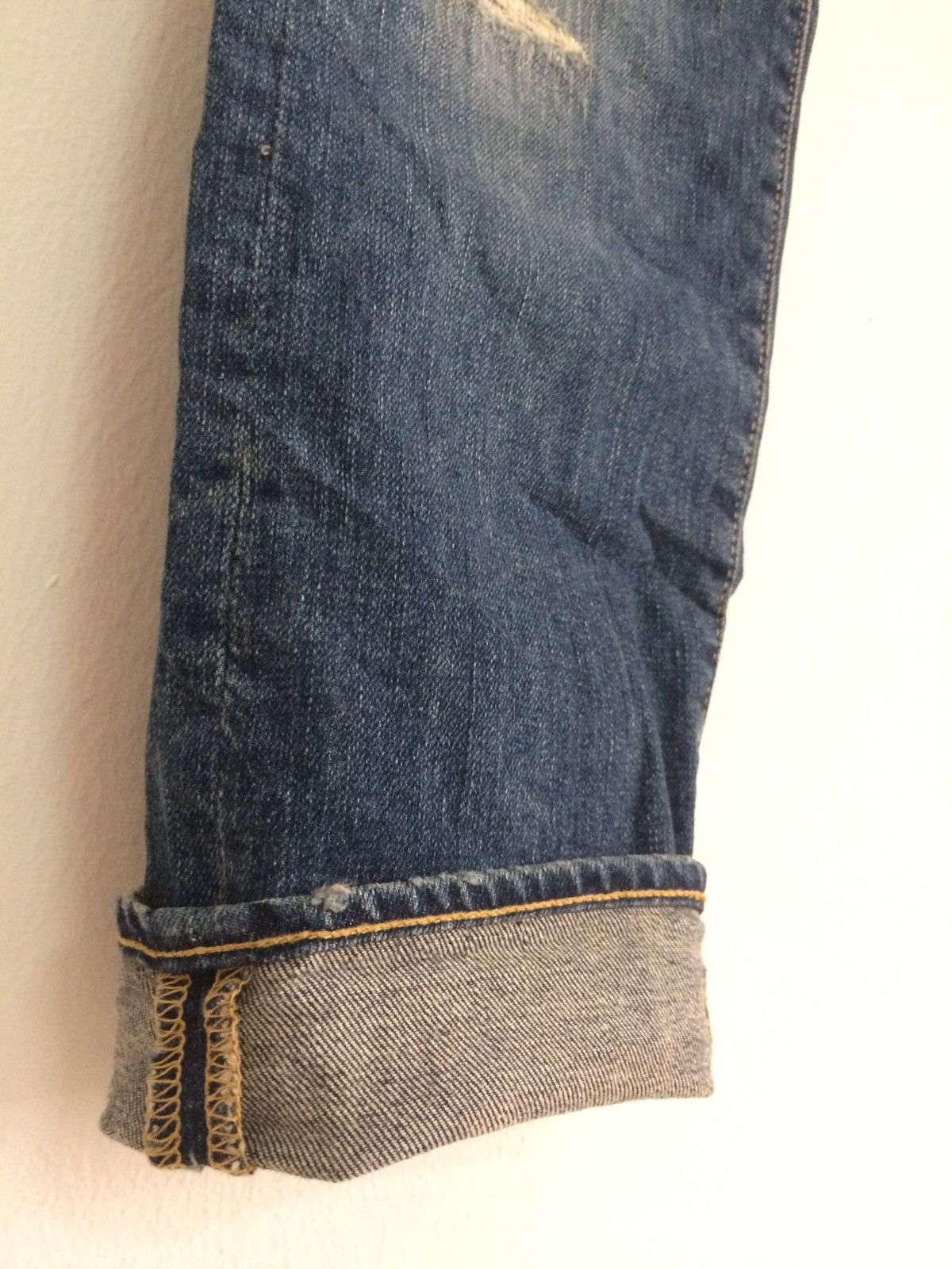 Japan Blue × Japanese Brand 🔥🔥Japan Blue Jeans Patchwork Distressed Jeans Denim Size US 31 - 8 Thumbnail