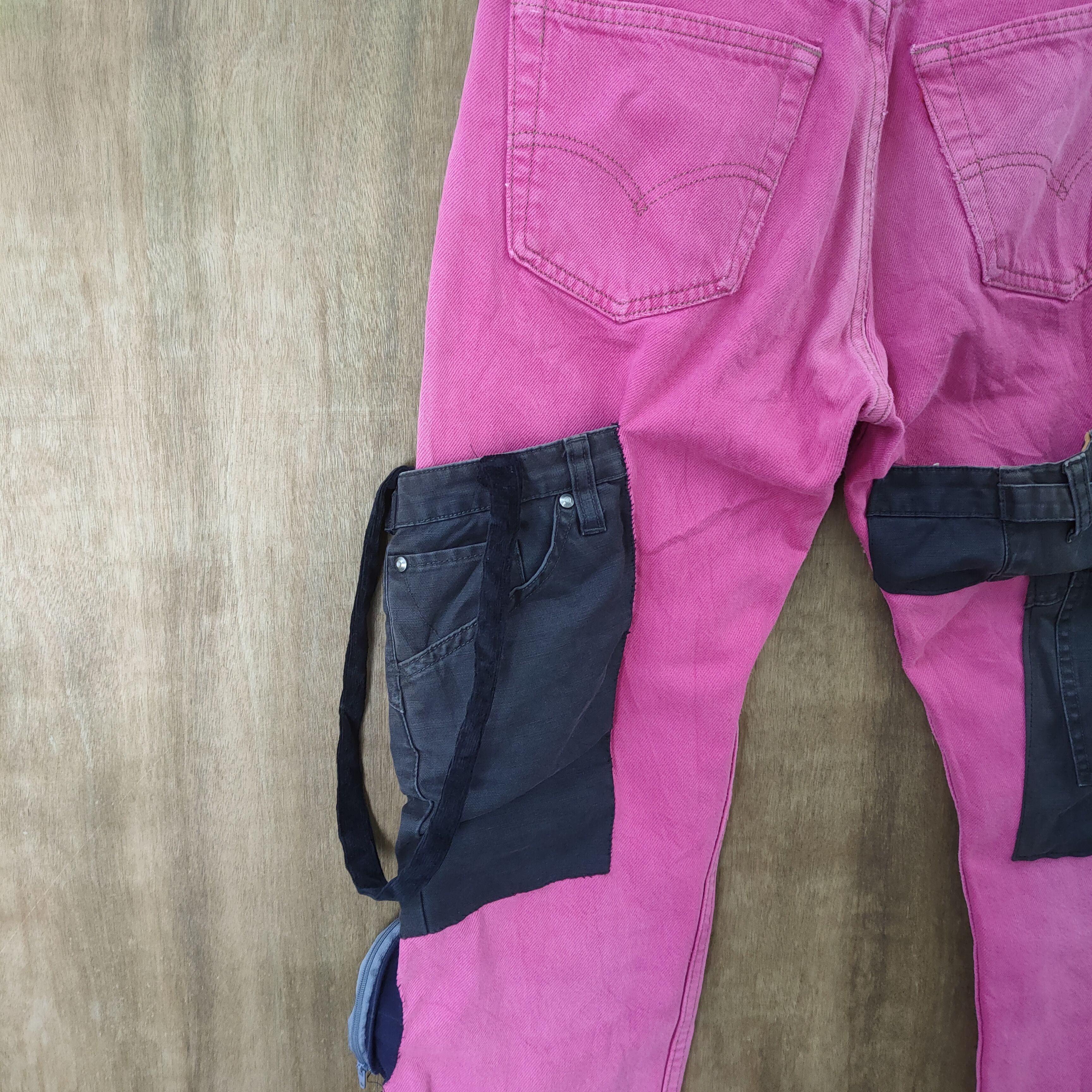 Levi's Vintage Clothing VINTAGE LEVI'S 501 USA FADED PINK CUSTOM JEAN DENIM PANTS Size US 31 - 13 Thumbnail