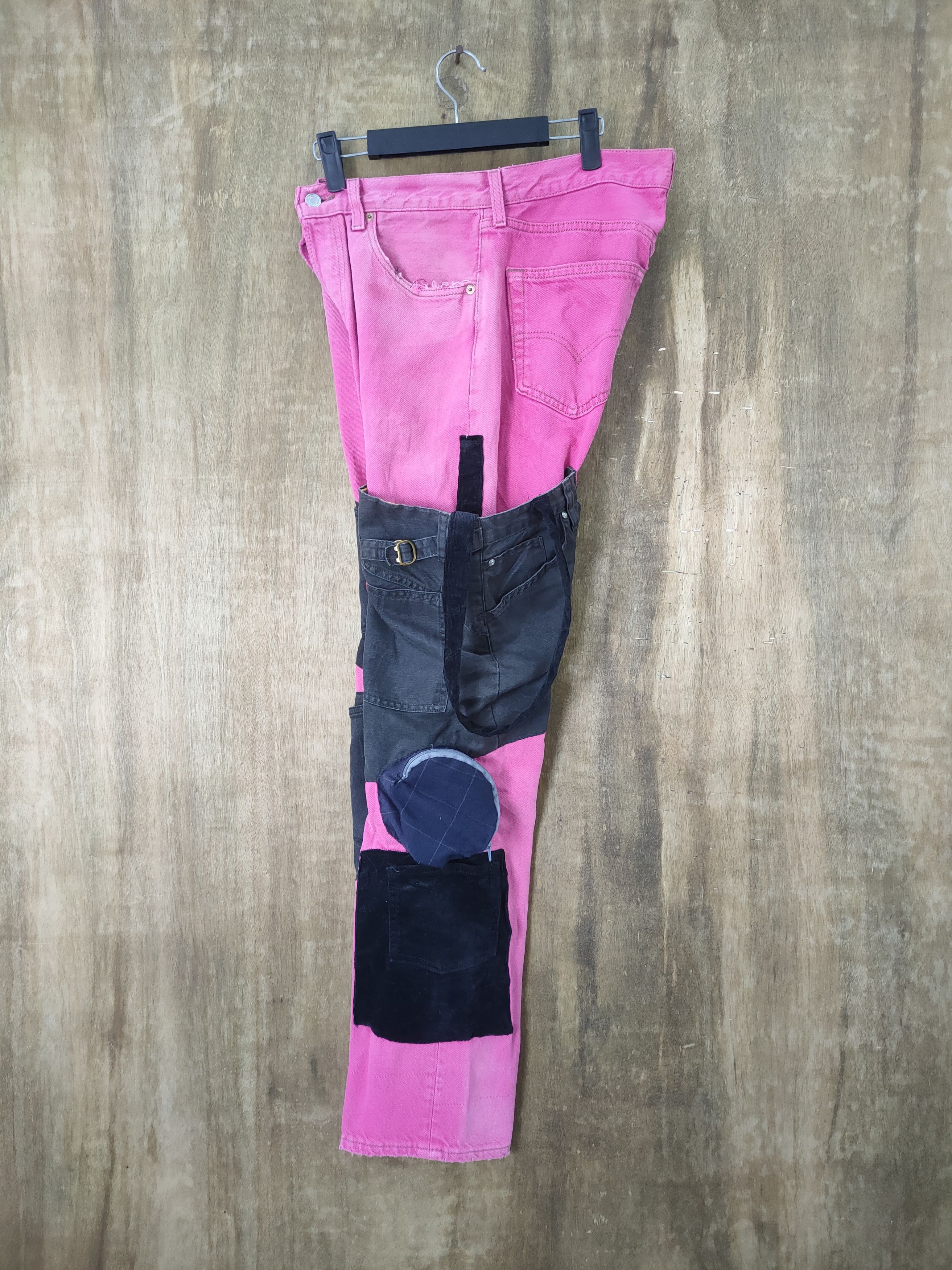 Levi's Vintage Clothing VINTAGE LEVI'S 501 USA FADED PINK CUSTOM JEAN DENIM PANTS Size US 31 - 14 Thumbnail