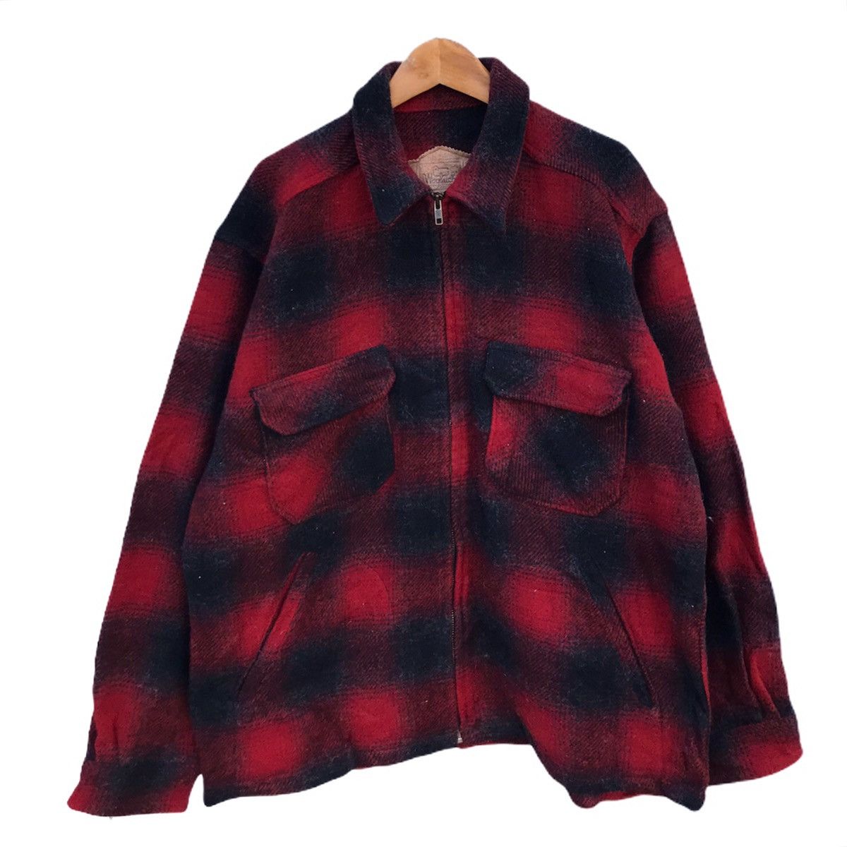Woolrich Woolen Mills Vintage Woolrich wool tartan jacket Size US L / EU 52-54 / 3 - 2 Thumbnail