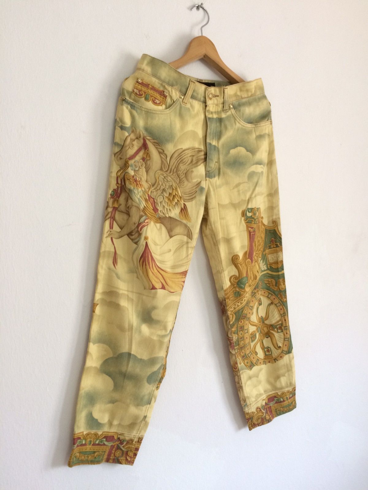 Roberto Cavalli × Vintage 🔥🔥Vintage Roberto Cavalli Full Print Pants Size US 29 - 2 Thumbnail