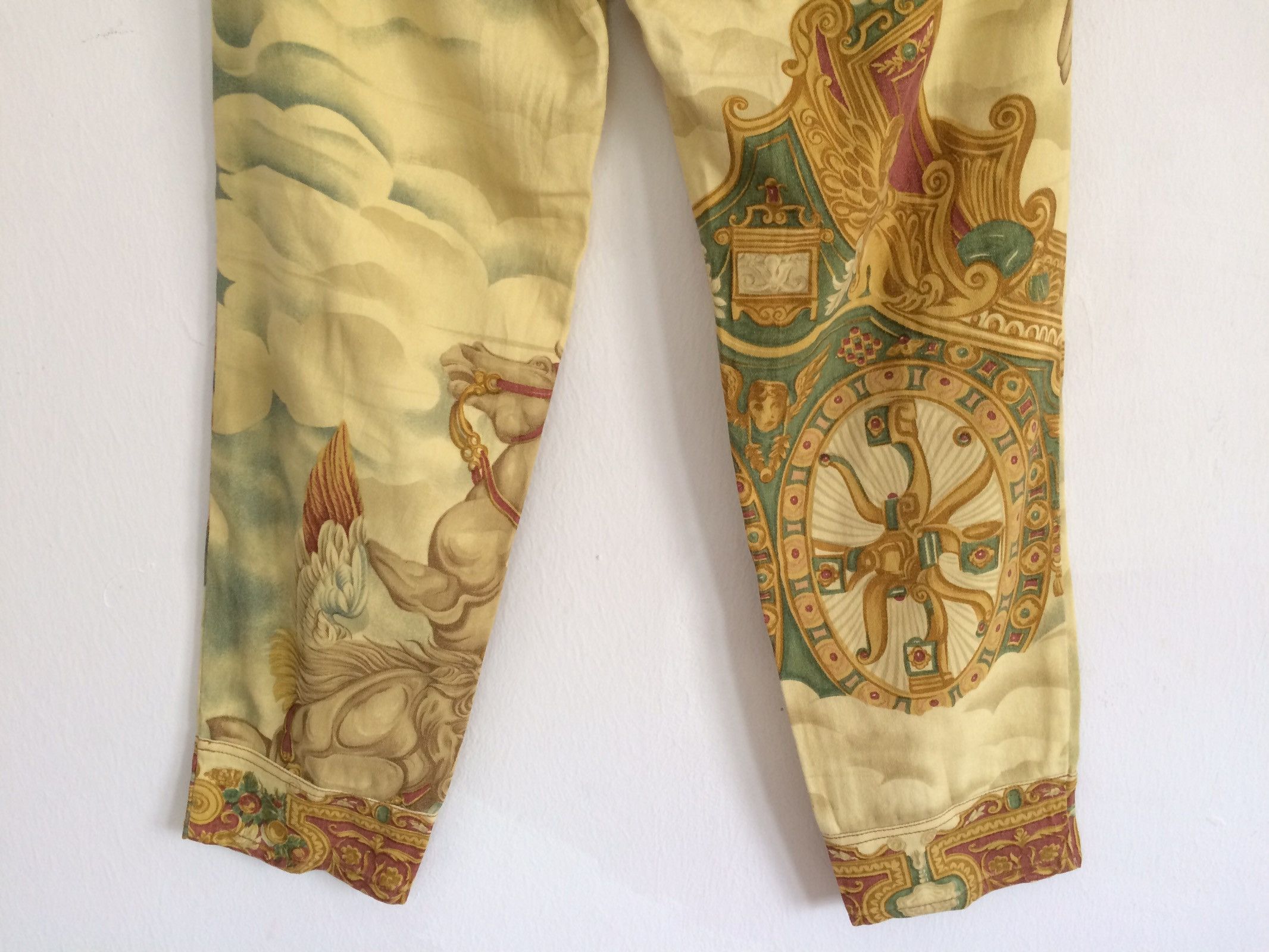 Roberto Cavalli × Vintage 🔥🔥Vintage Roberto Cavalli Full Print Pants Size US 29 - 9 Thumbnail
