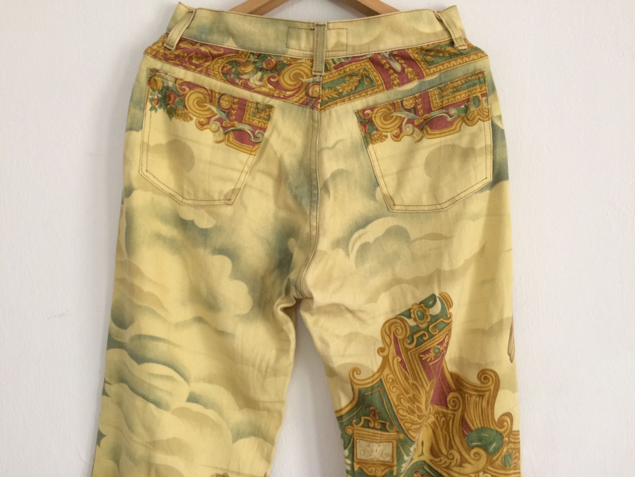 Roberto Cavalli × Vintage 🔥🔥Vintage Roberto Cavalli Full Print Pants Size US 29 - 8 Thumbnail