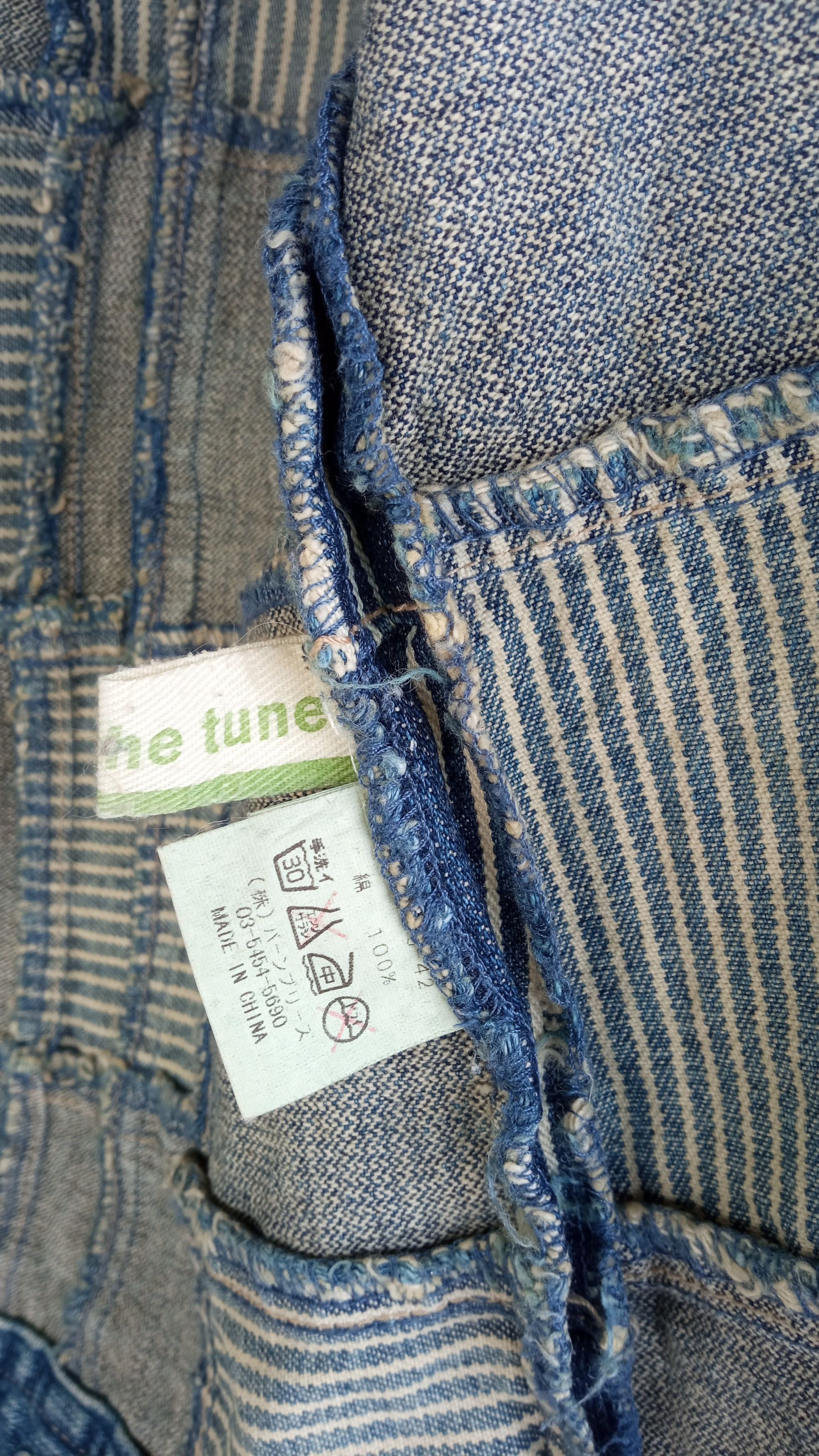 Indigo × Japanese Brand × Vintage 🔥🔥Call The Tune Indigo Patchwork Denim Trucker Jacket Size US S / EU 44-46 / 1 - 12 Thumbnail