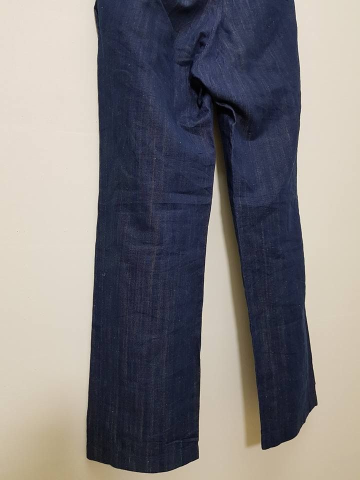 Blue Blue Japan × Indigo × Japanese Brand Pure Indigo, Blue Blue Japan Sashiko Pants Size US 32 / EU 48 - 14 Thumbnail