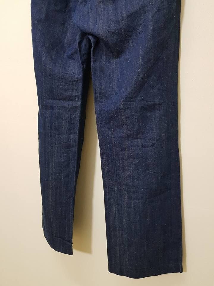Blue Blue Japan × Indigo × Japanese Brand Pure Indigo, Blue Blue Japan Sashiko Pants Size US 32 / EU 48 - 21 Thumbnail