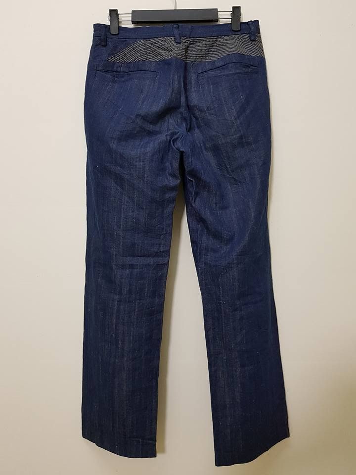 Blue Blue Japan × Indigo × Japanese Brand Pure Indigo, Blue Blue Japan Sashiko Pants Size US 32 / EU 48 - 8 Thumbnail