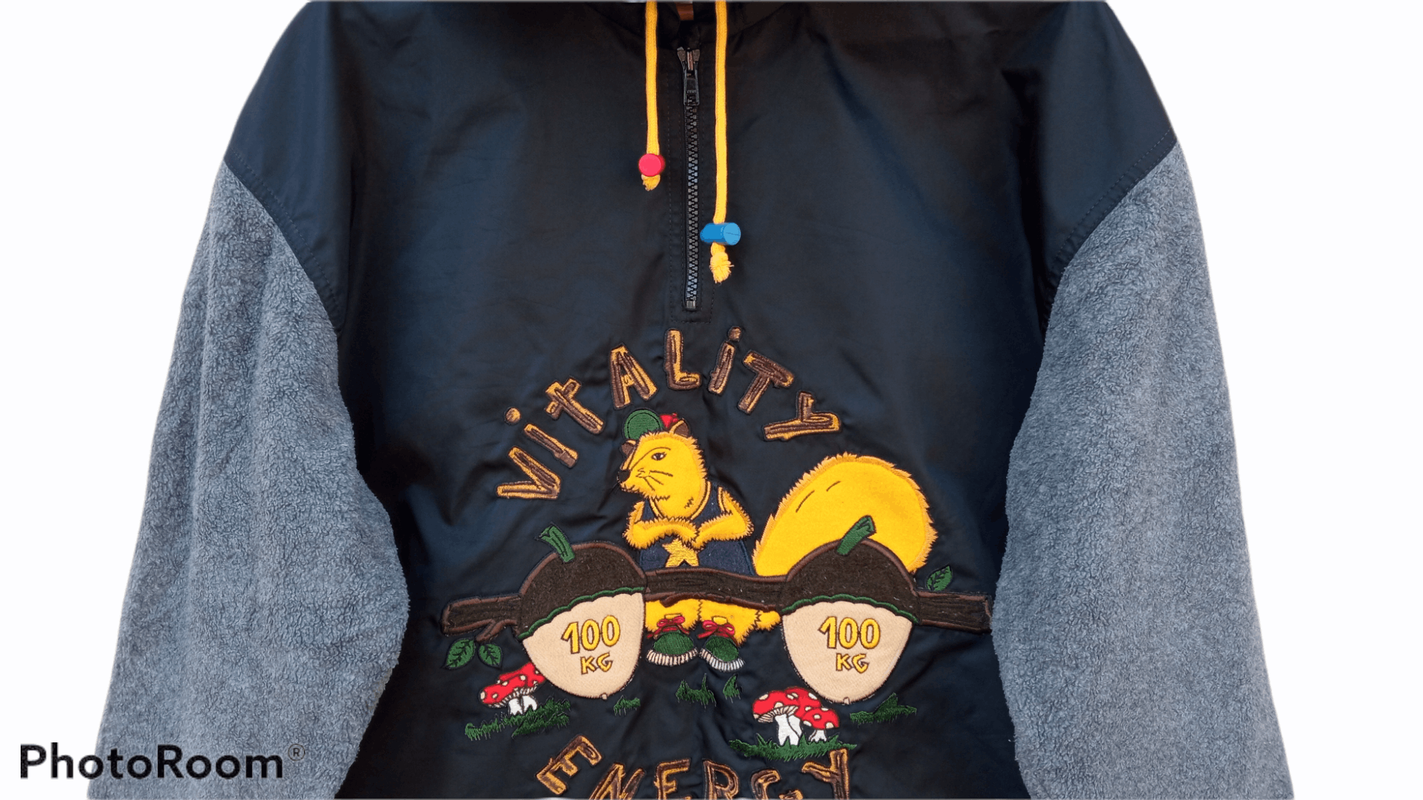 Jean Charles De Castelbajac × Vintage 🔥Jean Charles De Castelbajac Hybrid Pullover Hoodie Jacket Size US L / EU 52-54 / 3 - 12 Thumbnail