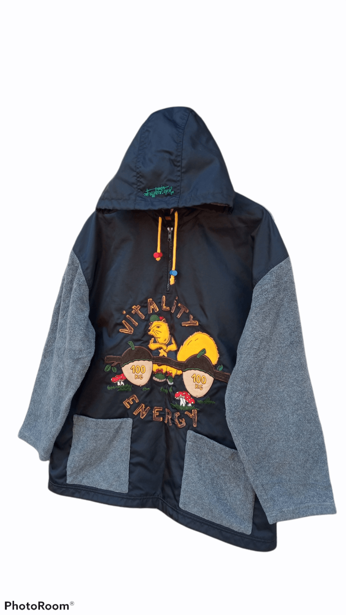 Jean Charles De Castelbajac × Vintage 🔥Jean Charles De Castelbajac Hybrid Pullover Hoodie Jacket Size US L / EU 52-54 / 3 - 3 Thumbnail