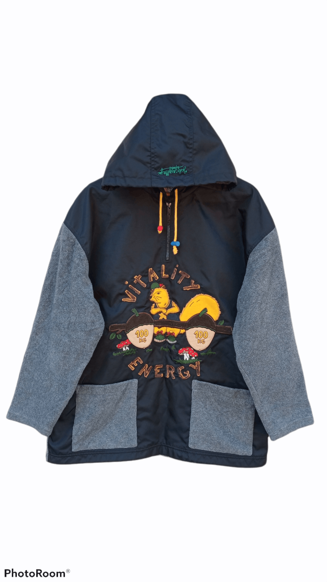 Jean Charles De Castelbajac × Vintage 🔥Jean Charles De Castelbajac Hybrid Pullover Hoodie Jacket Size US L / EU 52-54 / 3 - 1 Thumbnail