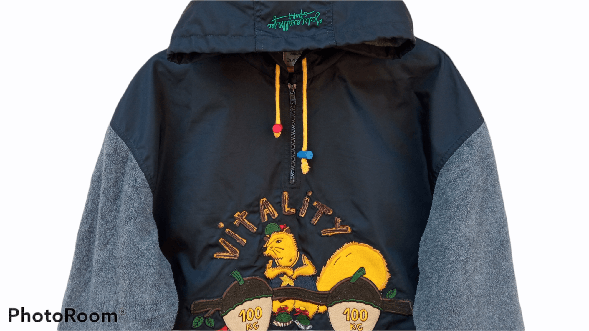Jean Charles De Castelbajac × Vintage 🔥Jean Charles De Castelbajac Hybrid Pullover Hoodie Jacket Size US L / EU 52-54 / 3 - 11 Thumbnail