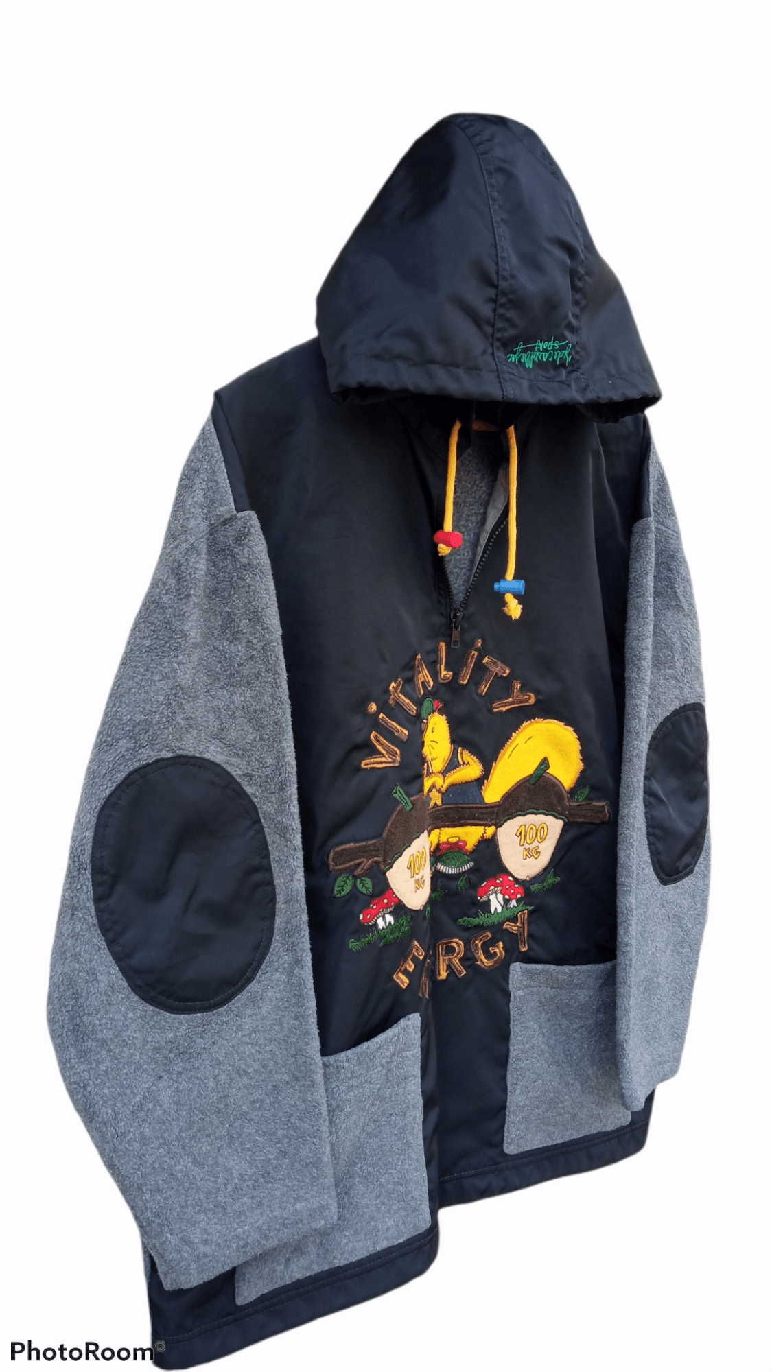 Jean Charles De Castelbajac × Vintage 🔥Jean Charles De Castelbajac Hybrid Pullover Hoodie Jacket Size US L / EU 52-54 / 3 - 17 Thumbnail