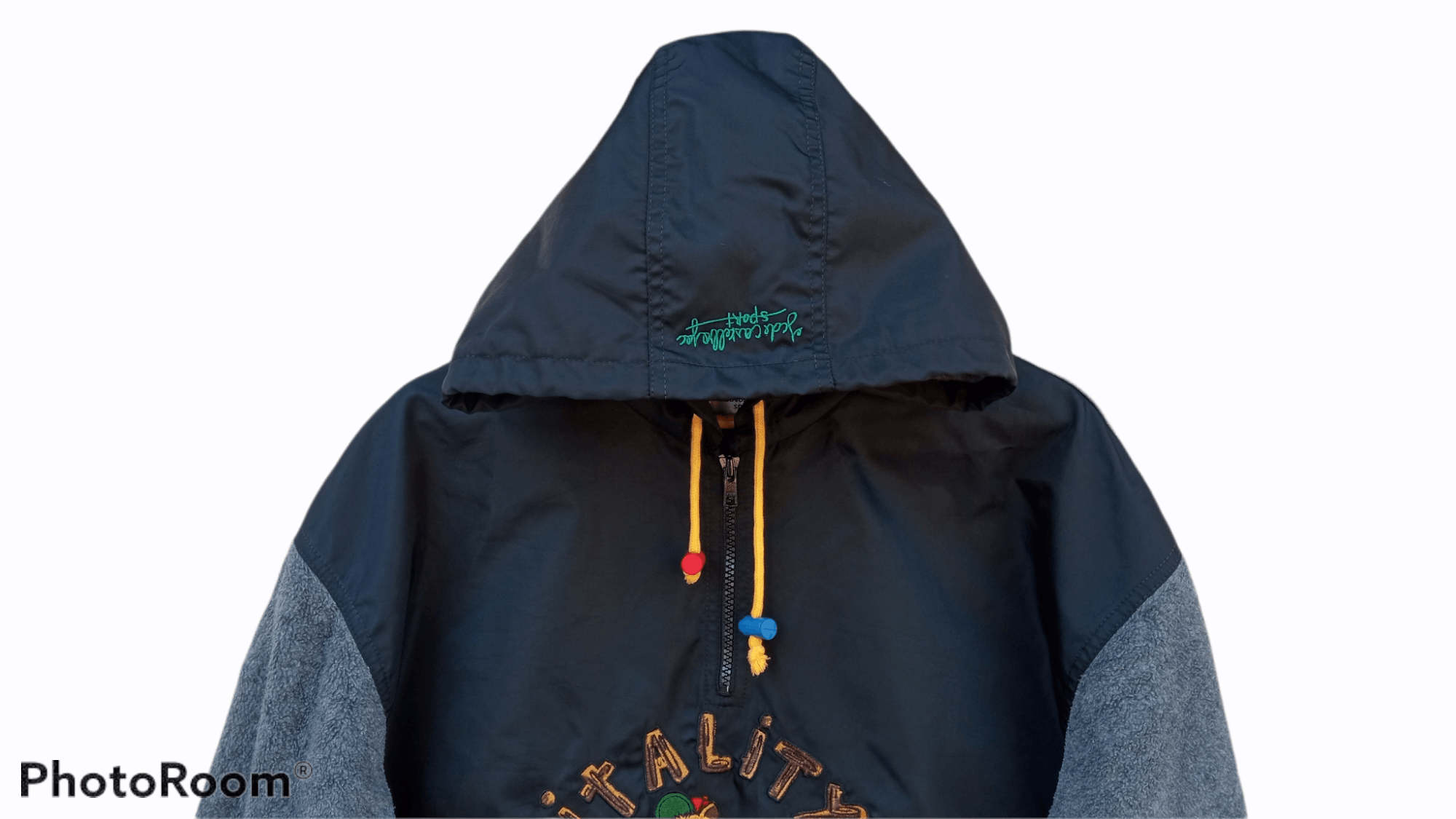 Jean Charles De Castelbajac × Vintage 🔥Jean Charles De Castelbajac Hybrid Pullover Hoodie Jacket Size US L / EU 52-54 / 3 - 10 Thumbnail