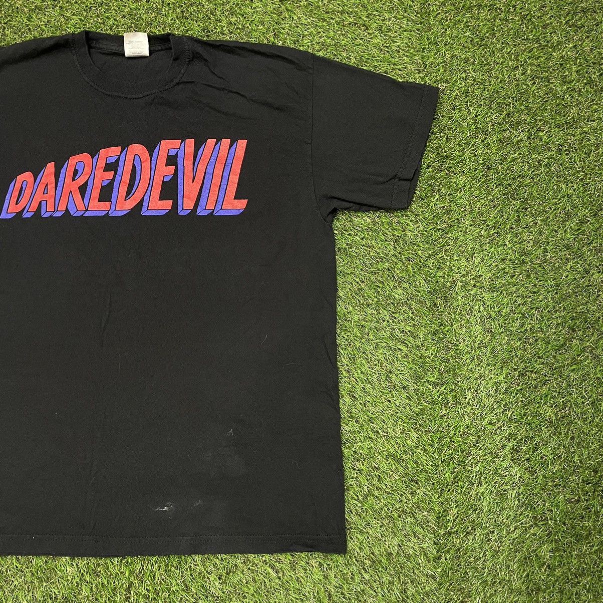 Vintage Vintage Y2K Daredevil Graphic Tee Faded Black Skate Boxy L Size US L / EU 52-54 / 3 - 2 Thumbnail