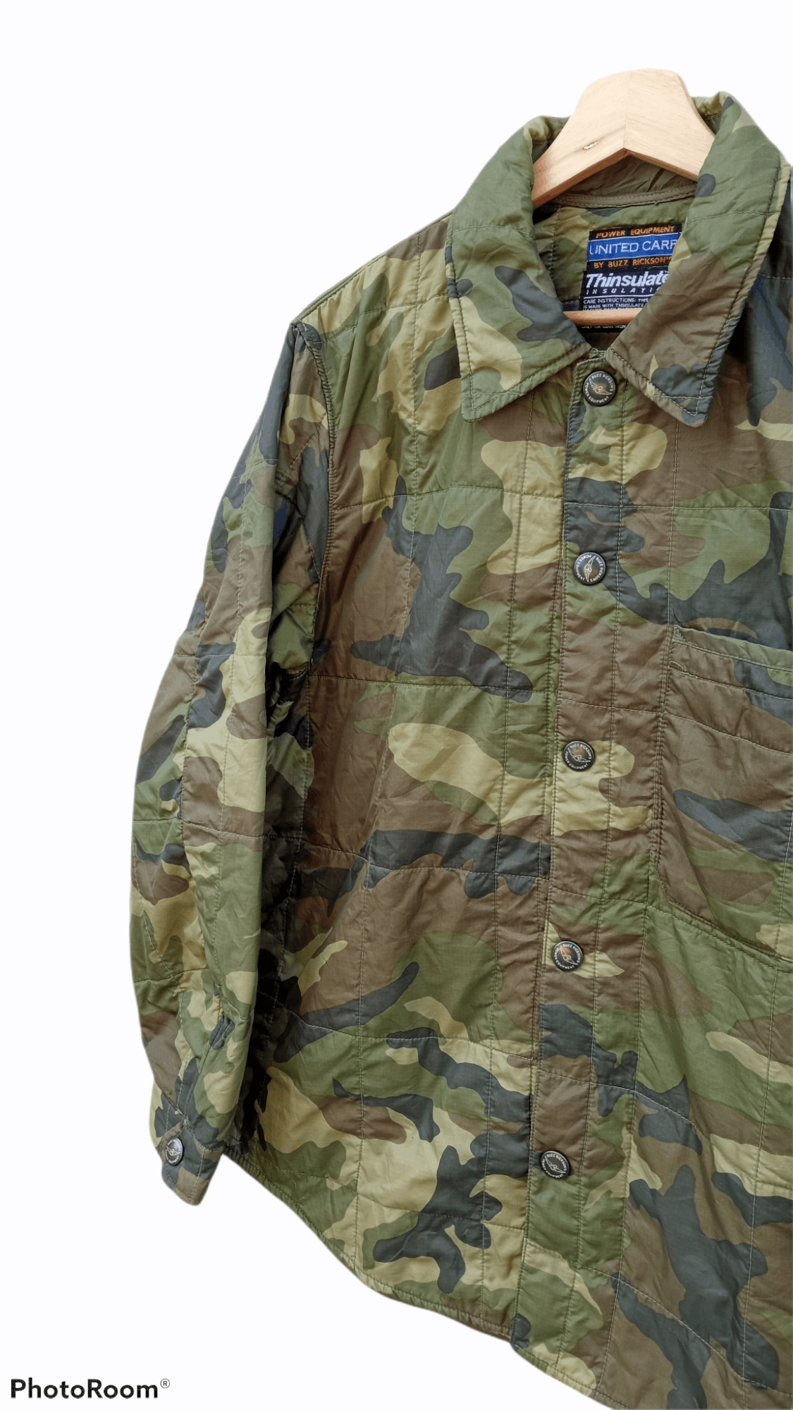Buzz Rickson's × Toyo Enterprises × Vintage 🔥🔥Vintage United Carr Buzz Ricksons Thinsulate Camo Jacket Size US M / EU 48-50 / 2 - 7 Thumbnail