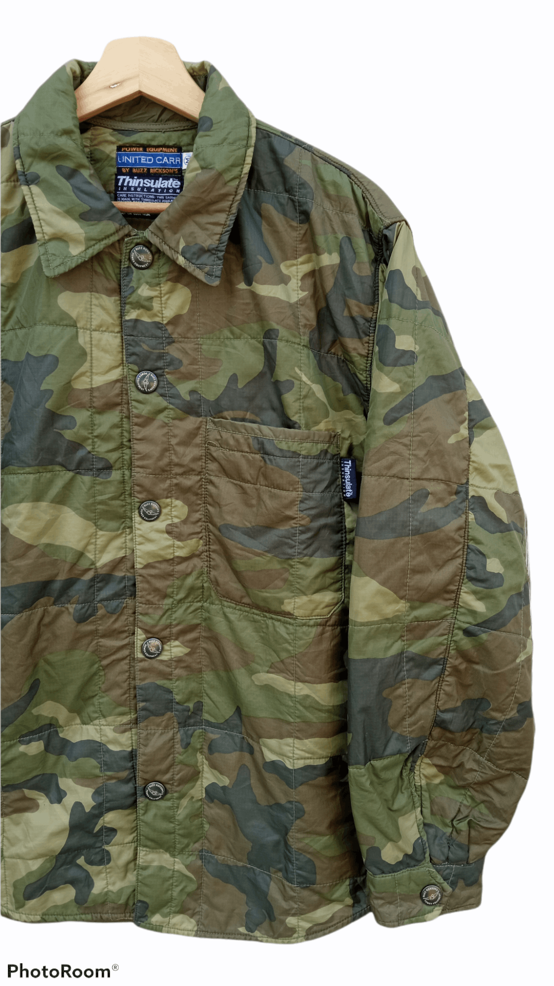 Buzz Rickson's × Toyo Enterprises × Vintage 🔥🔥Vintage United Carr Buzz Ricksons Thinsulate Camo Jacket Size US M / EU 48-50 / 2 - 4 Thumbnail