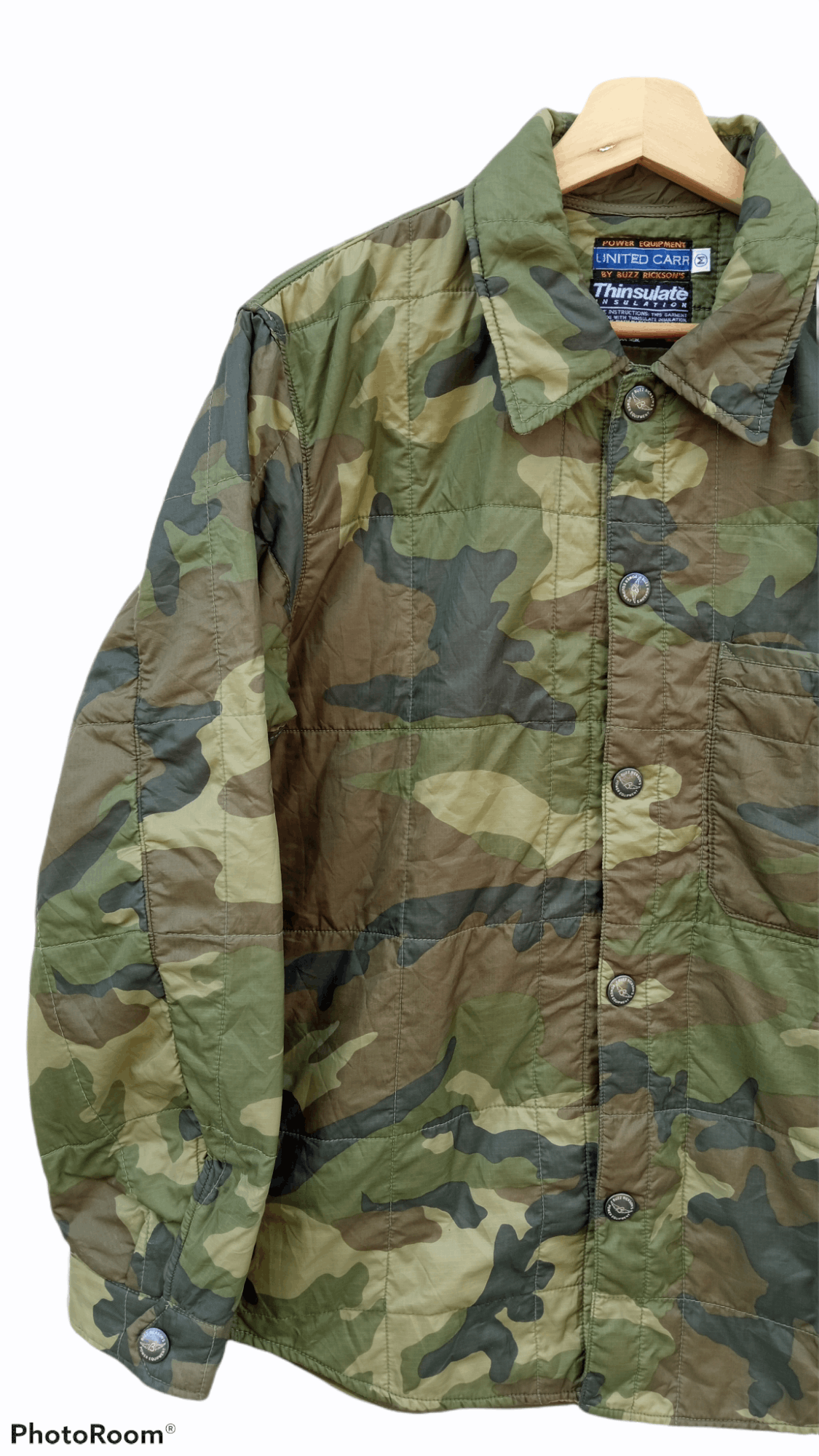 Buzz Rickson's × Toyo Enterprises × Vintage 🔥🔥Vintage United Carr Buzz Ricksons Thinsulate Camo Jacket Size US M / EU 48-50 / 2 - 5 Thumbnail