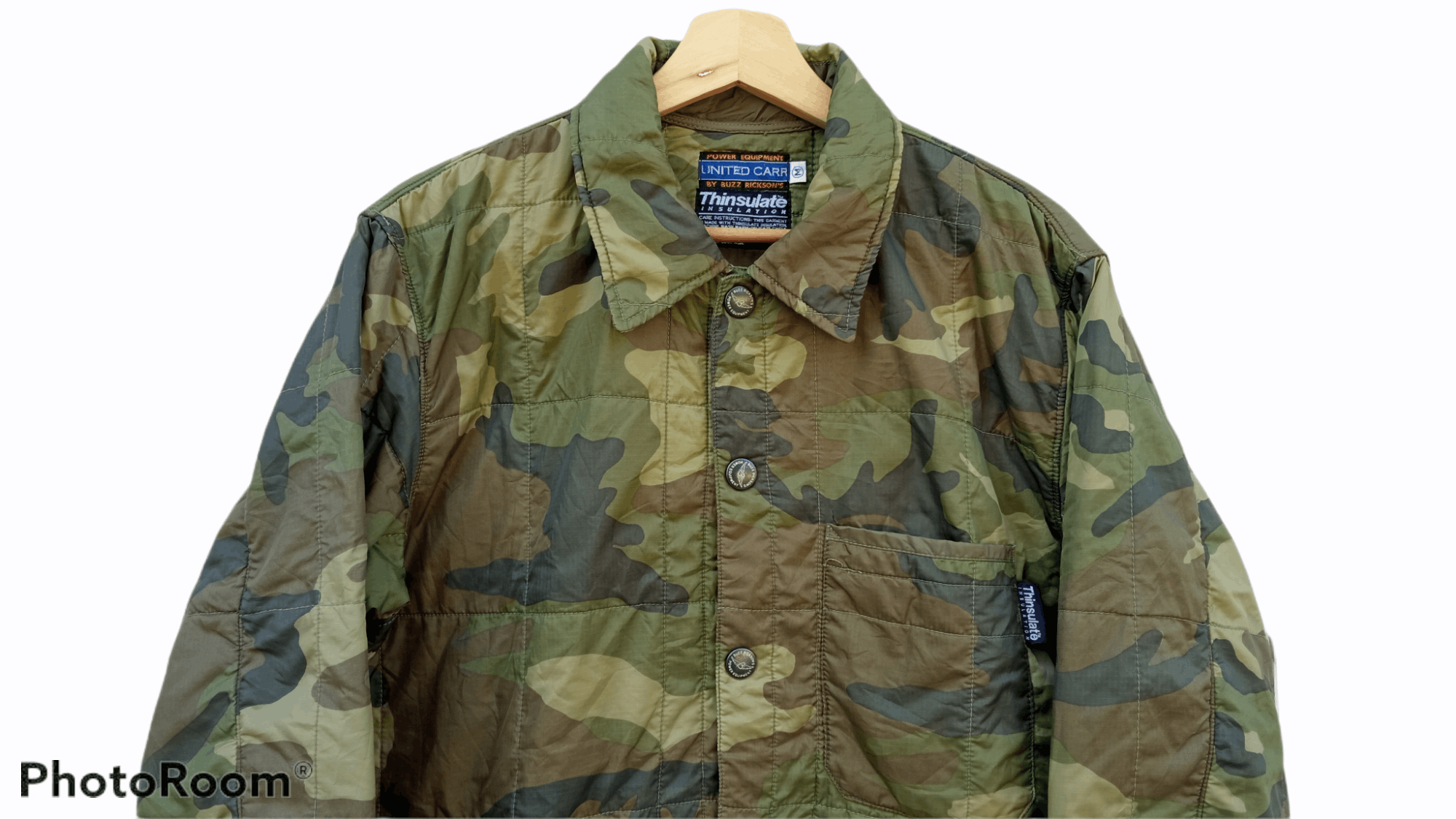 Buzz Rickson's × Toyo Enterprises × Vintage 🔥🔥Vintage United Carr Buzz Ricksons Thinsulate Camo Jacket Size US M / EU 48-50 / 2 - 12 Thumbnail
