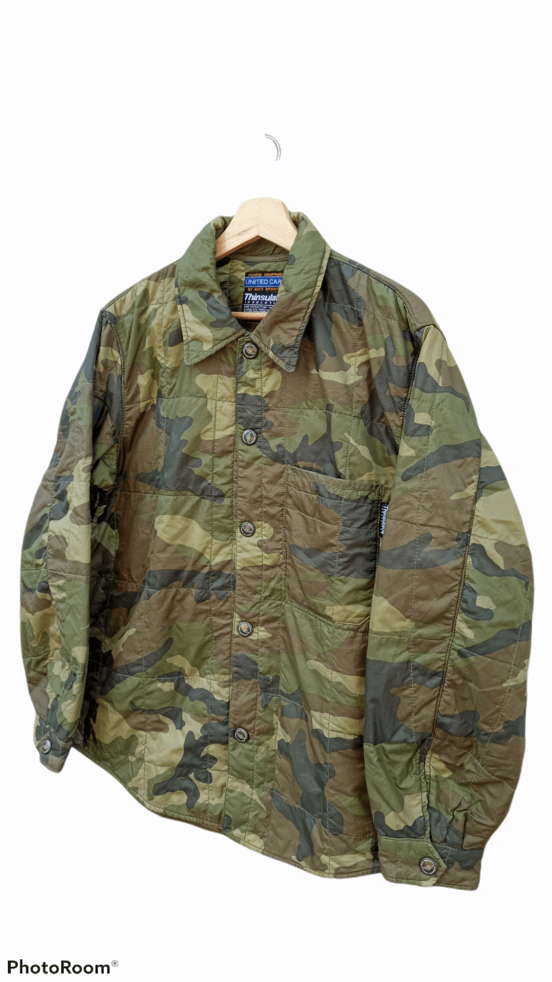 Buzz Rickson's × Toyo Enterprises × Vintage 🔥🔥Vintage United Carr Buzz Ricksons Thinsulate Camo Jacket Size US M / EU 48-50 / 2 - 3 Thumbnail
