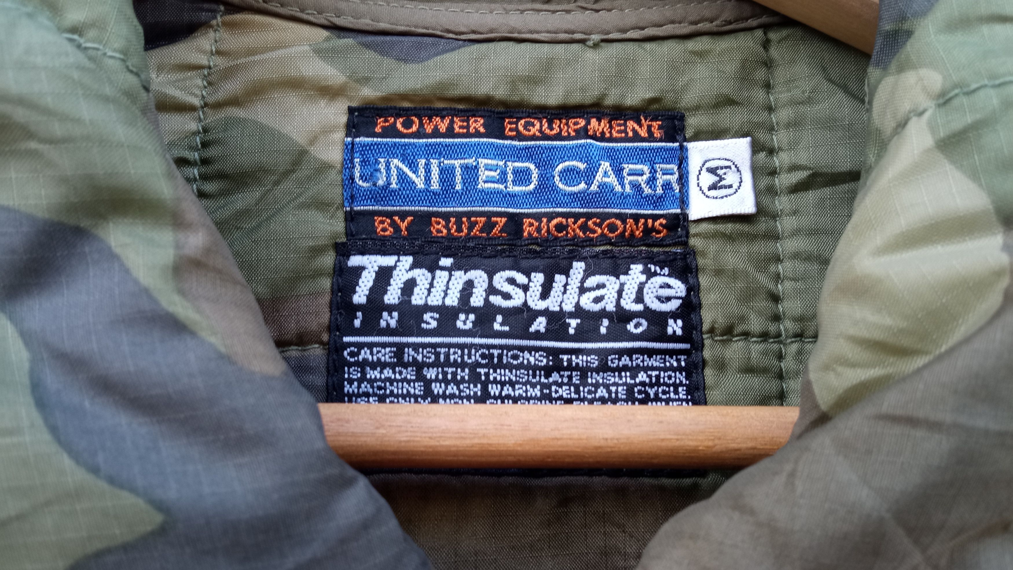Buzz Rickson's × Toyo Enterprises × Vintage 🔥🔥Vintage United Carr Buzz Ricksons Thinsulate Camo Jacket Size US M / EU 48-50 / 2 - 24 Thumbnail