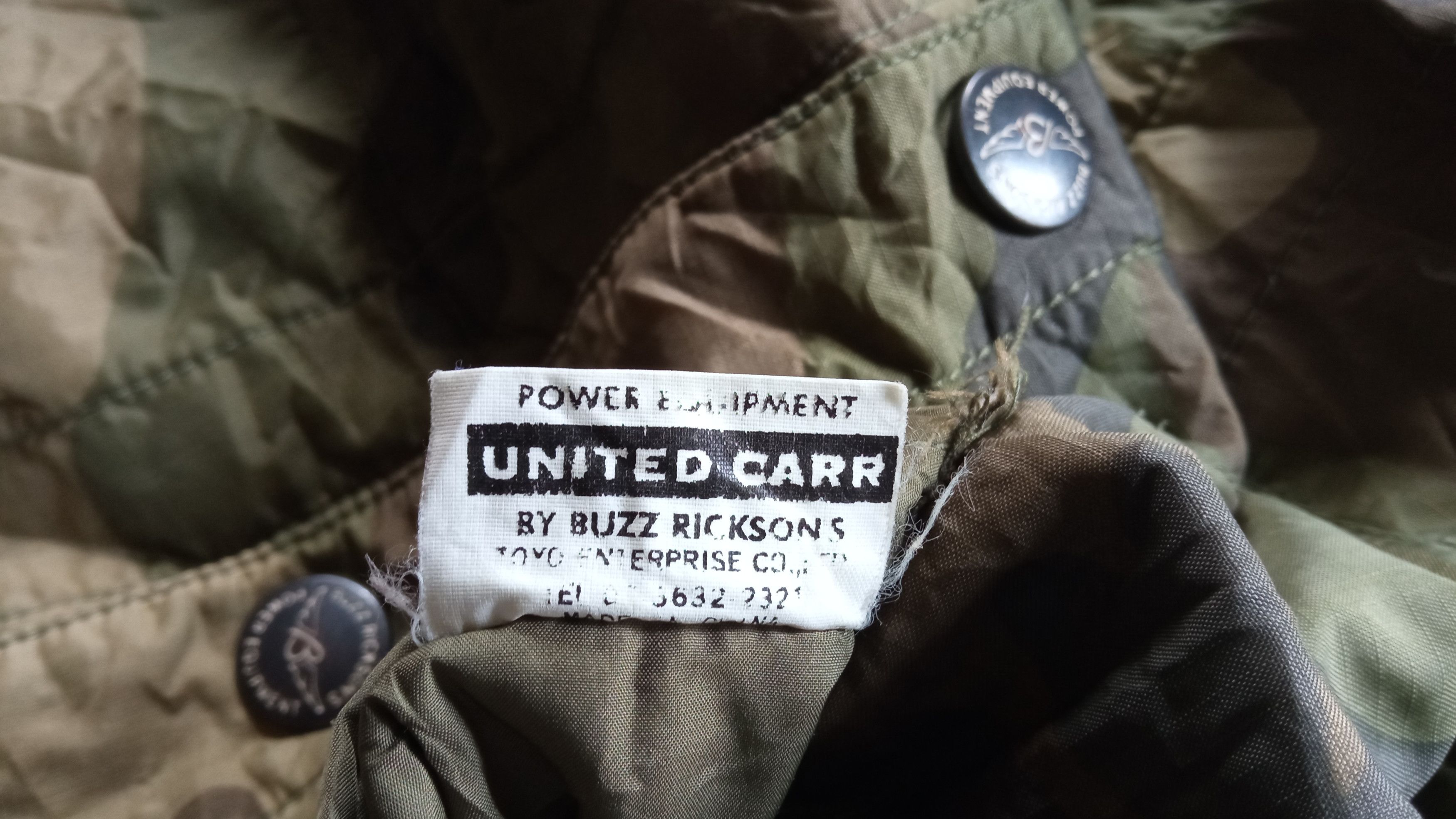Buzz Rickson's × Toyo Enterprises × Vintage 🔥🔥Vintage United Carr Buzz Ricksons Thinsulate Camo Jacket Size US M / EU 48-50 / 2 - 25 Thumbnail