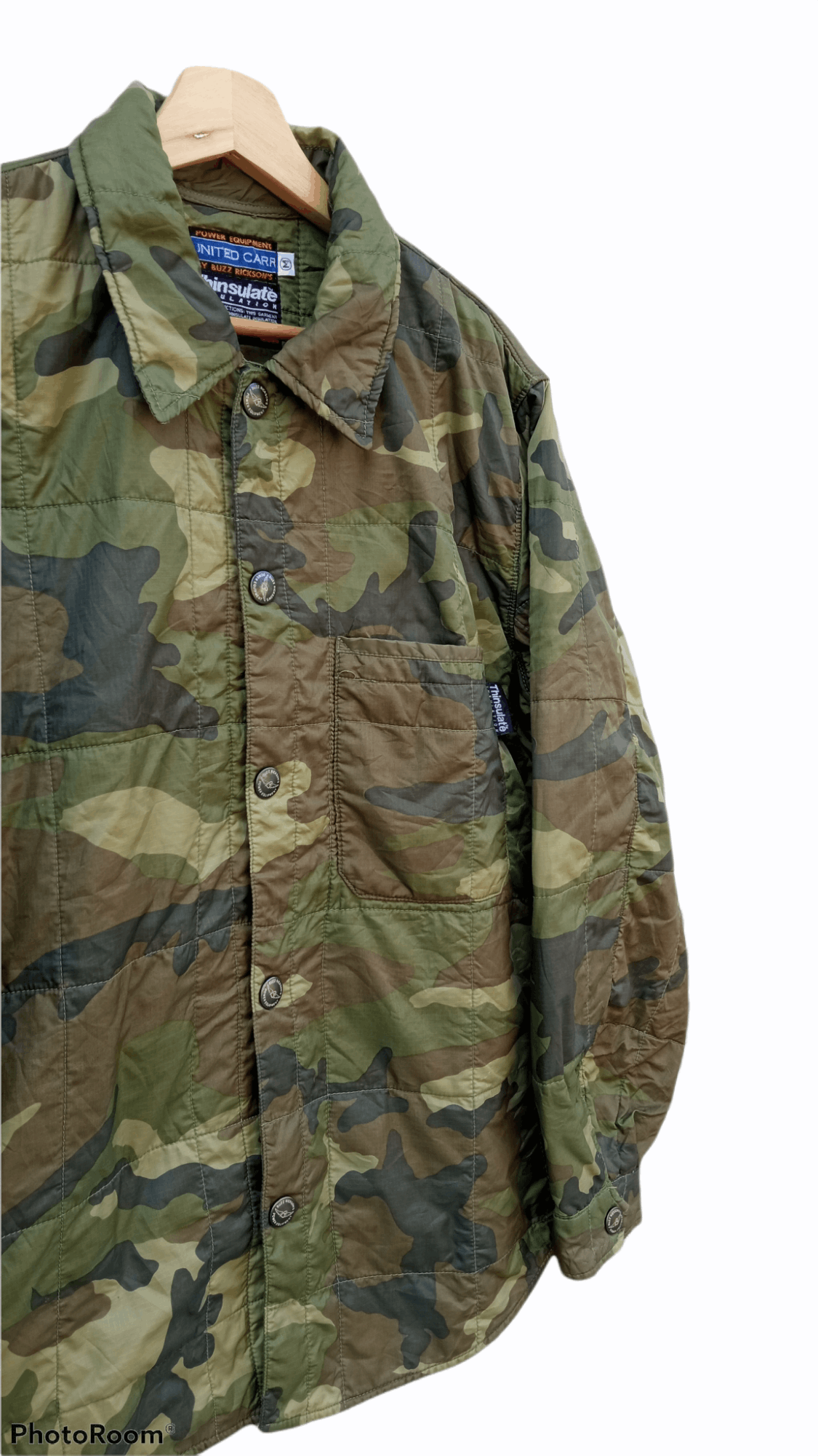 Buzz Rickson's × Toyo Enterprises × Vintage 🔥🔥Vintage United Carr Buzz Ricksons Thinsulate Camo Jacket Size US M / EU 48-50 / 2 - 6 Thumbnail
