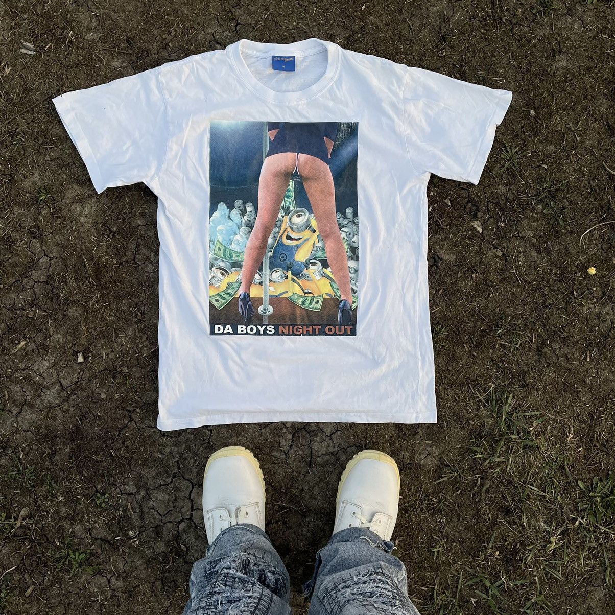 Vintage Vintage Y2K Sun Faded Graphic Tee Baggy Streetwear Relaxed M Size US M / EU 48-50 / 2 - 1 Thumbnail