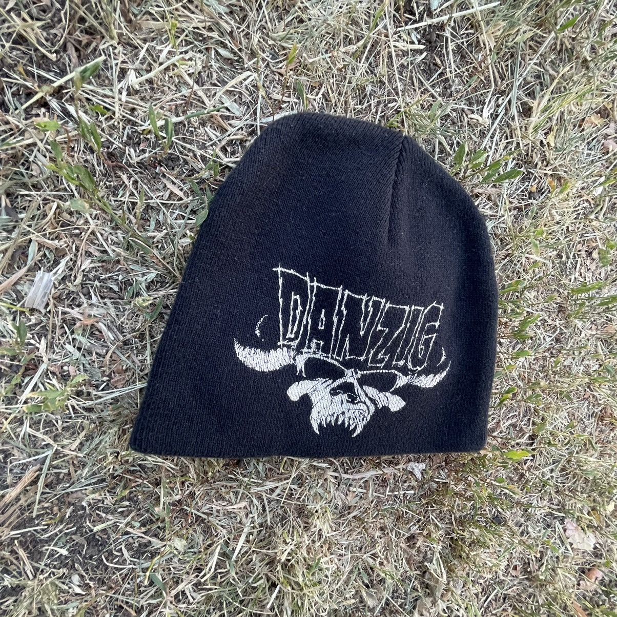 Vintage Vintage 90s Danzig Band Beanie Hat Punk Streetwear Baggy OS Size ONE SIZE - 5 Thumbnail