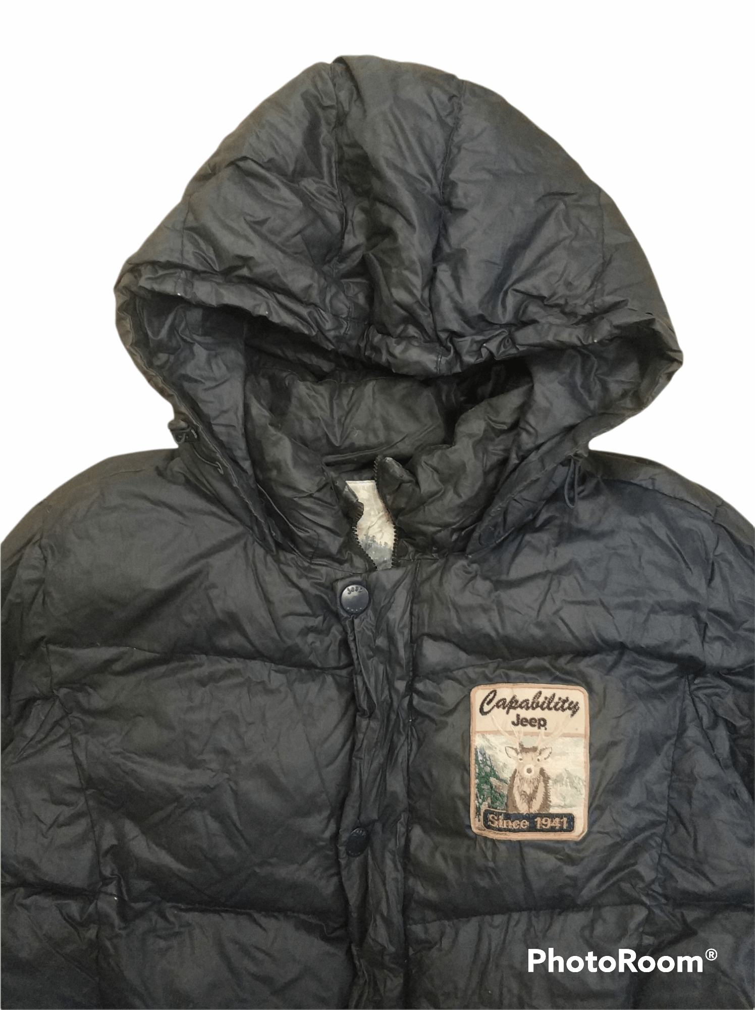 Jeep 🔥Jeep Durable Duckdown Hoodie Puffer Jacket Size US L / EU 52-54 / 3 - 6 Thumbnail