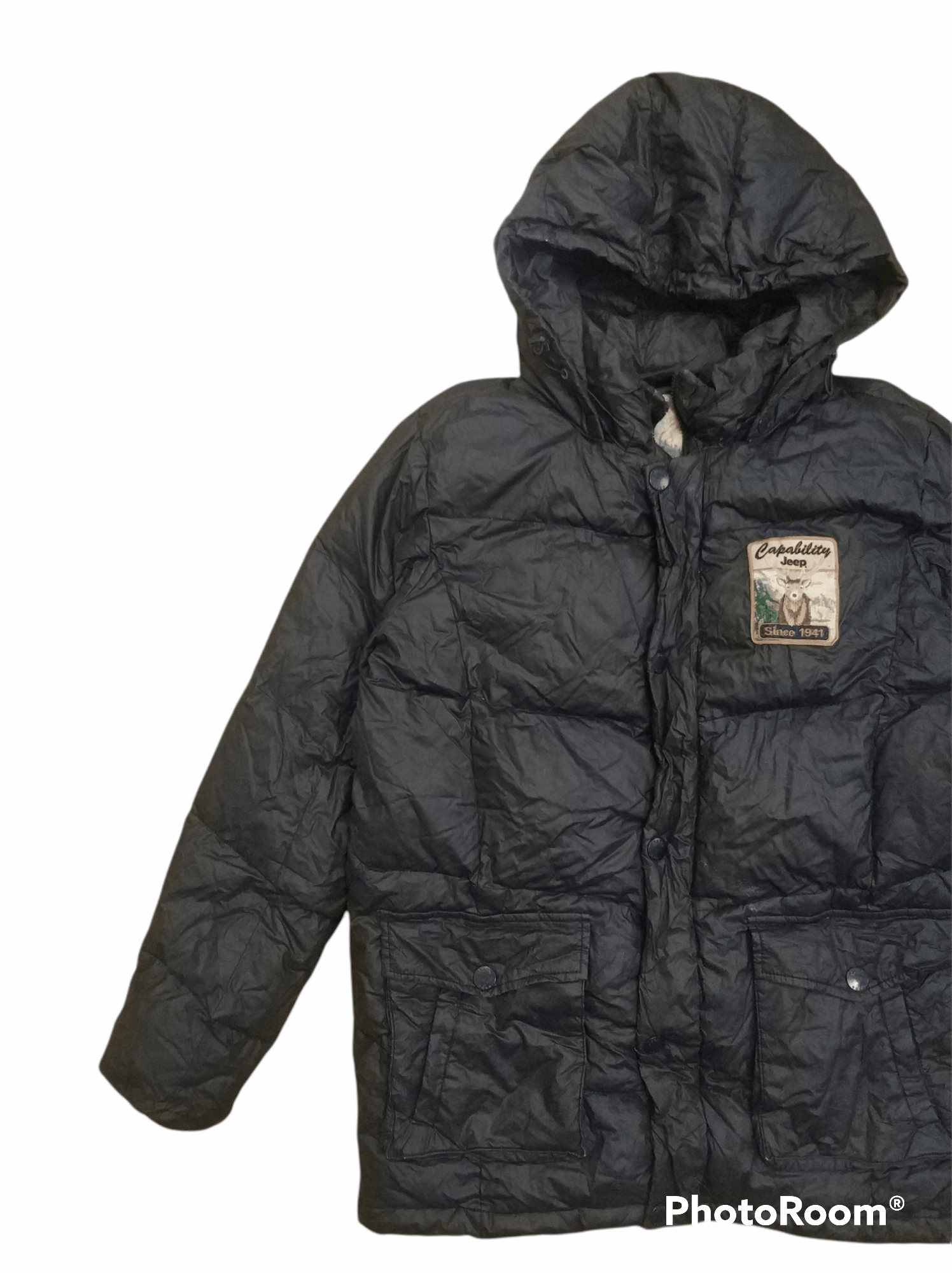Jeep 🔥Jeep Durable Duckdown Hoodie Puffer Jacket Size US L / EU 52-54 / 3 - 4 Thumbnail