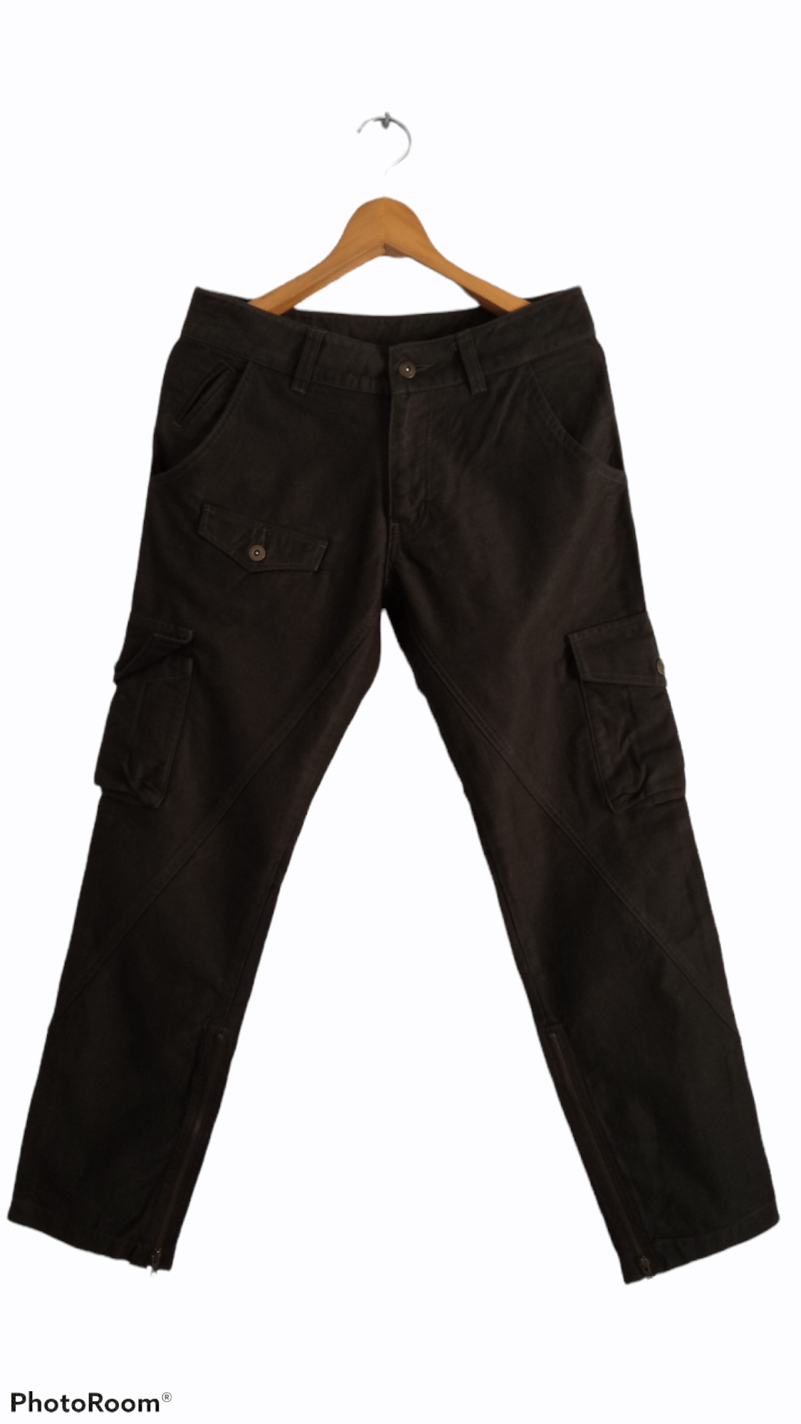Katharine Hamnett London 🔥🔥Katharine Hamnett Multipockets Bondage Cargo Pants Size US 30 / EU 46 - 1 Thumbnail