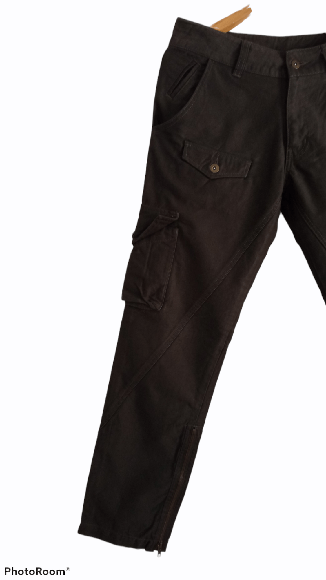 Katharine Hamnett London 🔥🔥Katharine Hamnett Multipockets Bondage Cargo Pants Size US 30 / EU 46 - 4 Thumbnail
