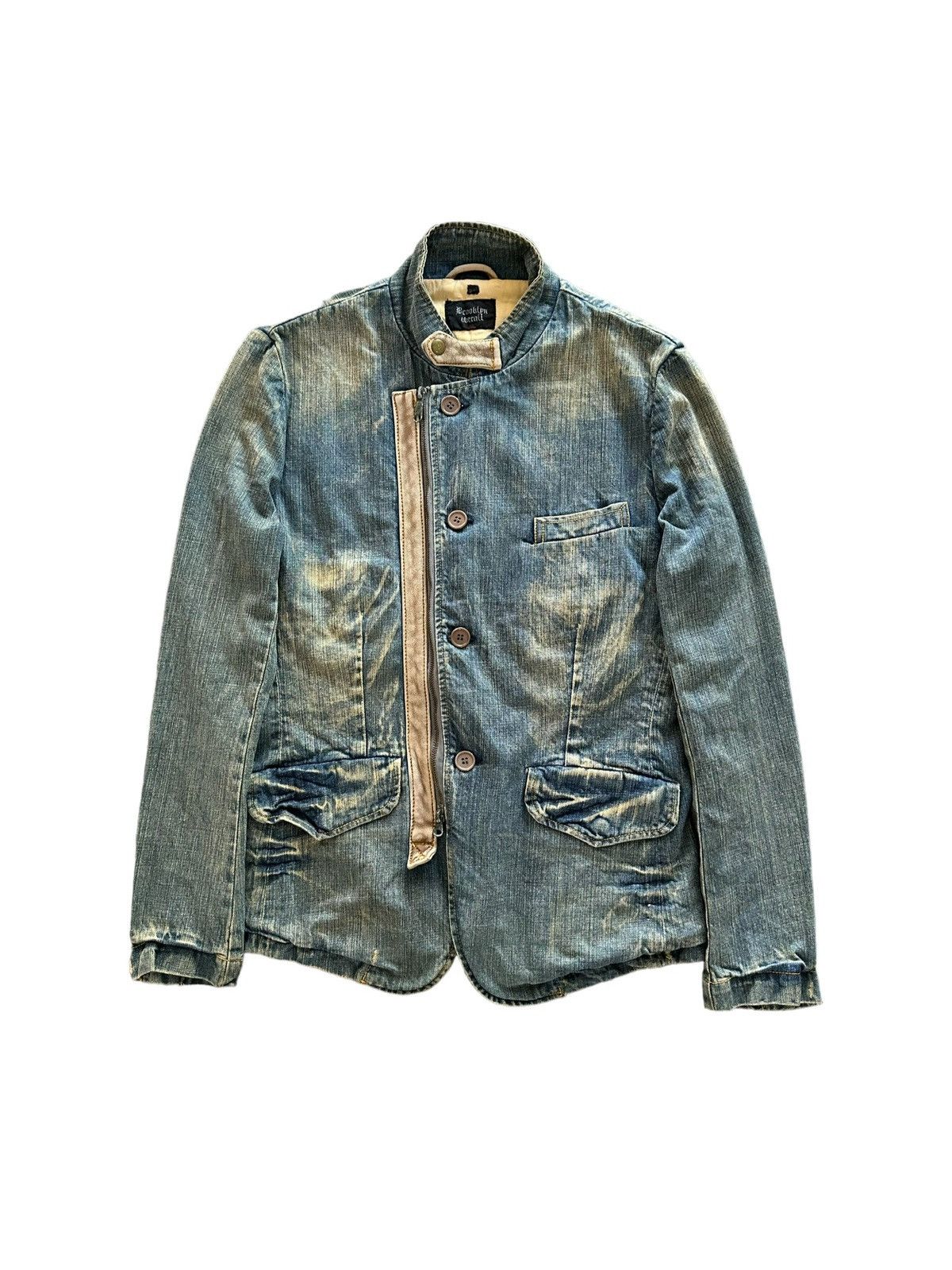 Japanese Brand 2000’s Brooklyn Overall zipper denim jacket Size US M / EU 48-50 / 2 - 1 Thumbnail