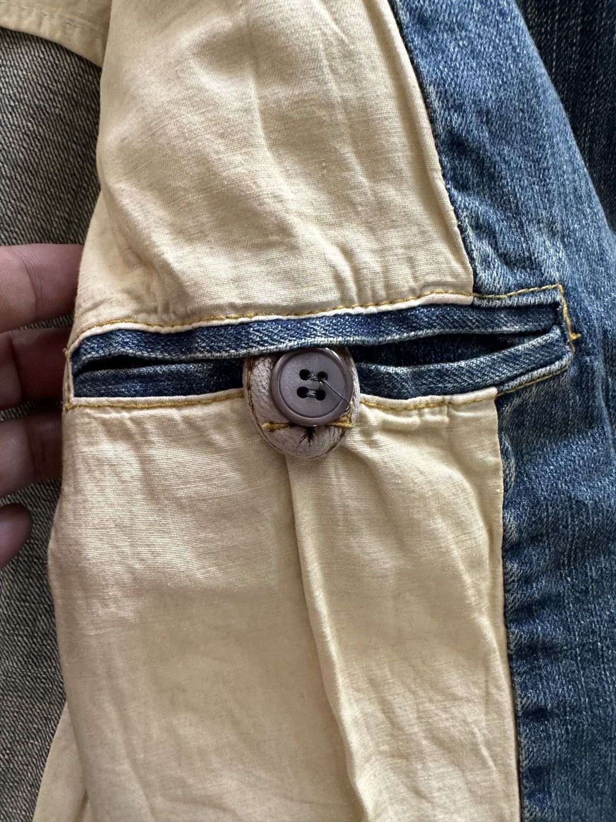 Japanese Brand 2000’s Brooklyn Overall zipper denim jacket Size US M / EU 48-50 / 2 - 10 Thumbnail