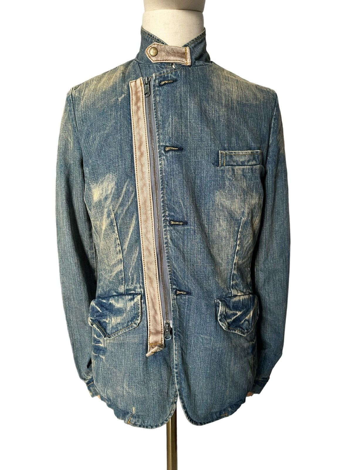 Japanese Brand 2000’s Brooklyn Overall zipper denim jacket Size US M / EU 48-50 / 2 - 5 Thumbnail
