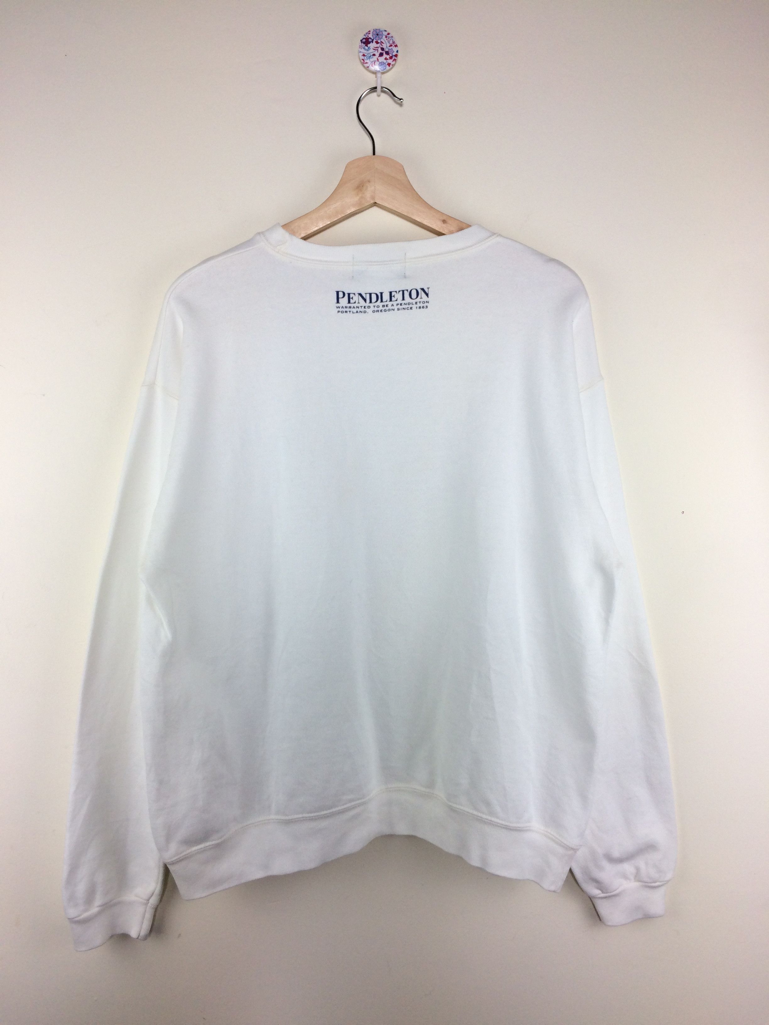 Pendleton × Vintage Vintage 90's Pendleton Navajo Crewneck Sweatshirt Size US L / EU 52-54 / 3 - 7 Thumbnail