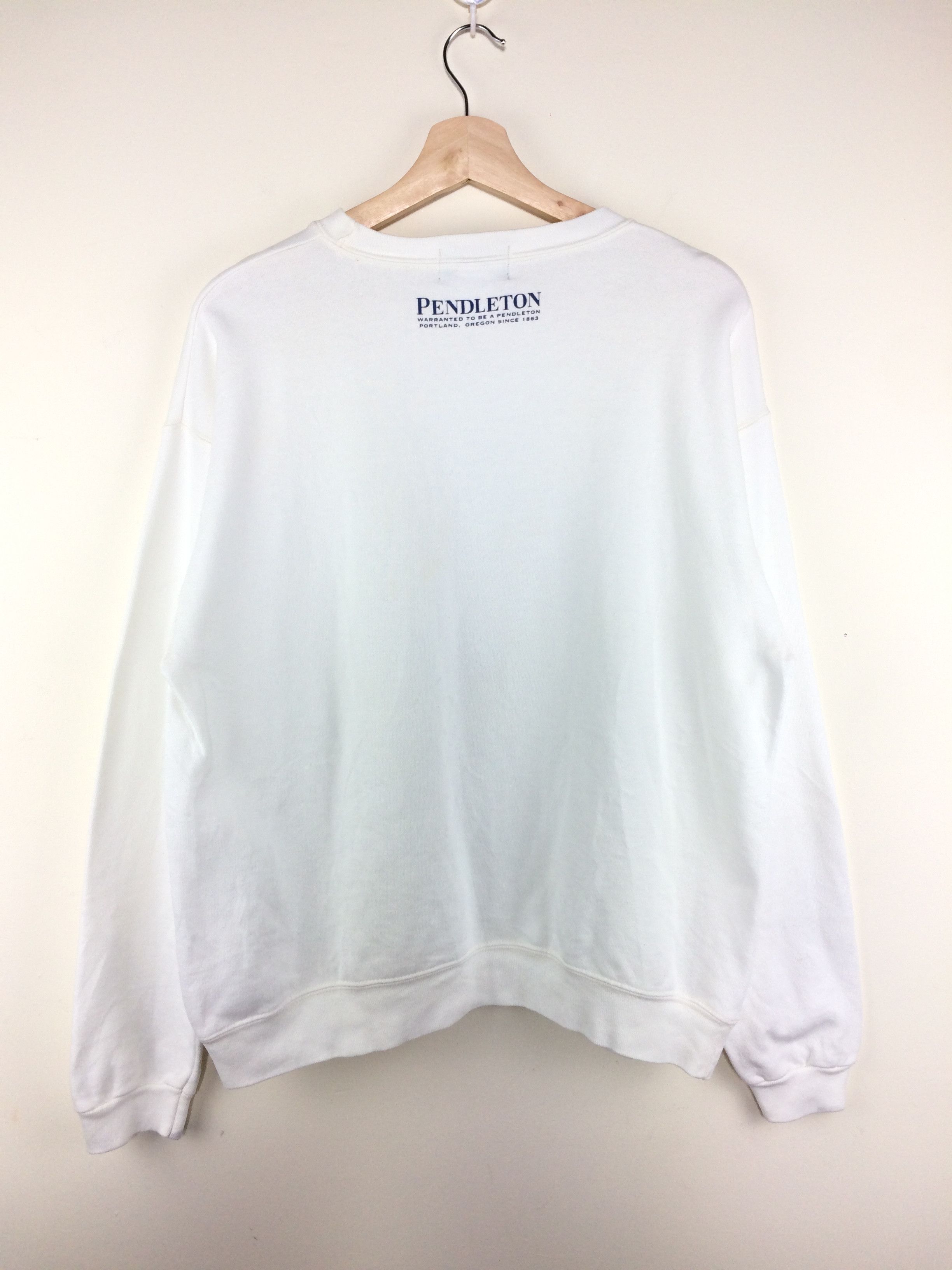 Pendleton × Vintage Vintage 90's Pendleton Navajo Crewneck Sweatshirt Size US L / EU 52-54 / 3 - 8 Thumbnail