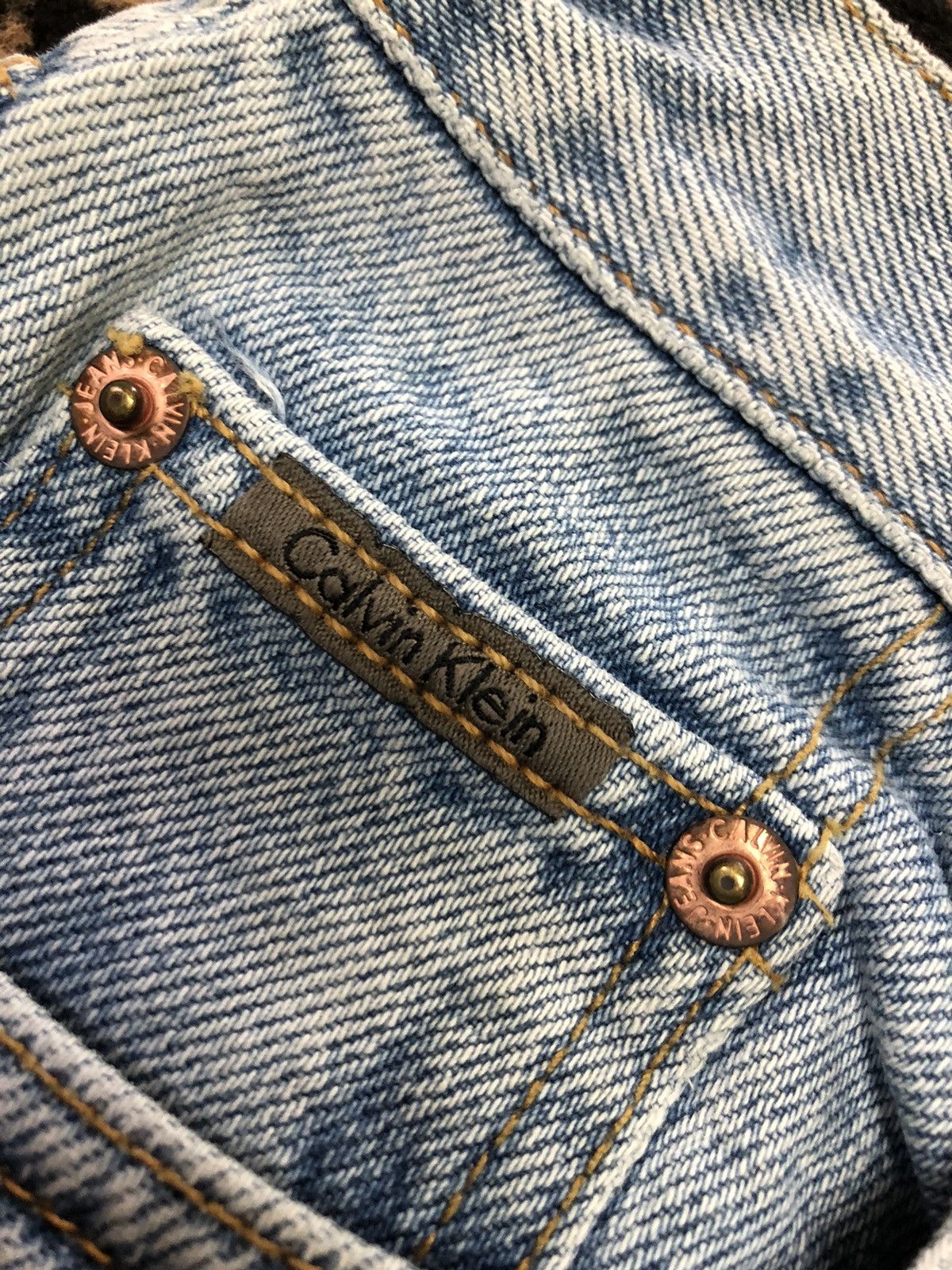 Calvin Klein × Vintage RARE 🔥VINTAGE 80s CALVIN KLEIN BLUE WASH MADE IN USA 🇺🇸 Size US 26 / EU 42 - 10 Thumbnail