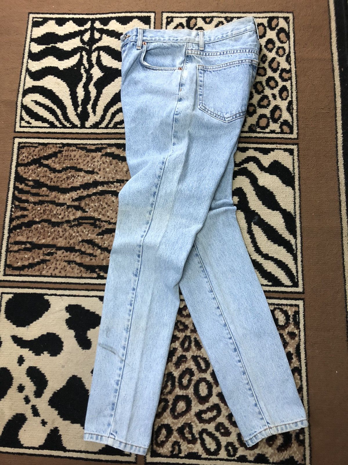 Calvin Klein × Vintage RARE 🔥VINTAGE 80s CALVIN KLEIN BLUE WASH MADE IN USA 🇺🇸 Size US 26 / EU 42 - 5 Thumbnail