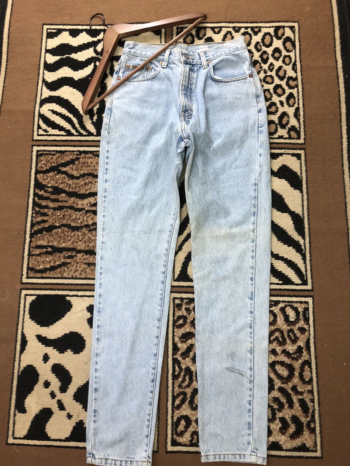 Calvin Klein × Vintage RARE 🔥VINTAGE 80s CALVIN KLEIN BLUE WASH MADE IN USA 🇺🇸 Size US 26 / EU 42 - 7 Thumbnail