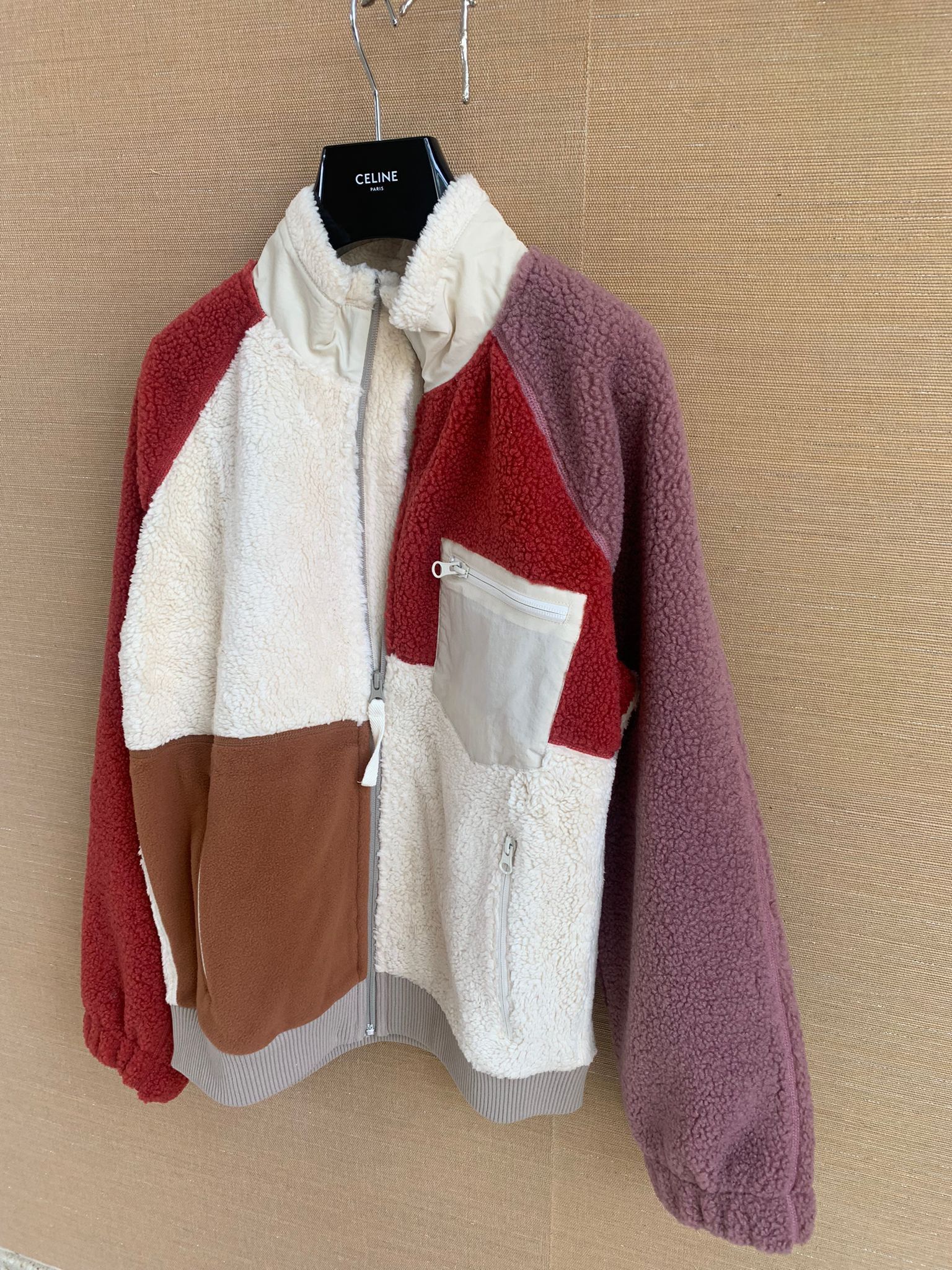 Helmut Lang Patcheork Shaggy Fleece in Multicolor Size US S / EU 44-46 / 1 - 2 Thumbnail