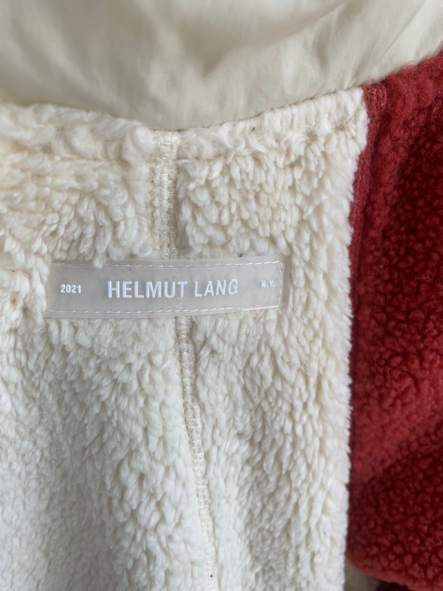 Helmut Lang Patcheork Shaggy Fleece in Multicolor Size US S / EU 44-46 / 1 - 16 Thumbnail