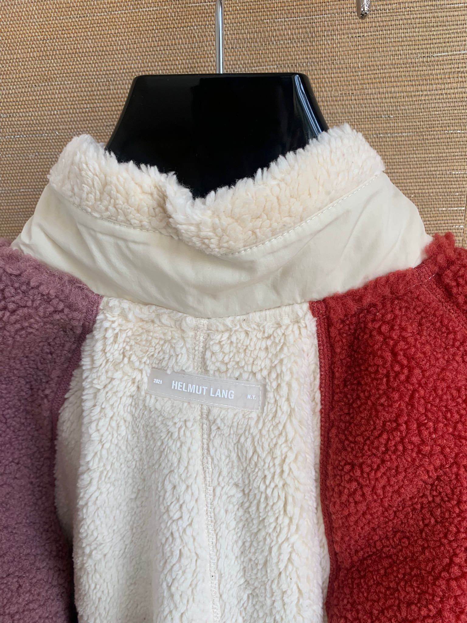 Helmut Lang Patcheork Shaggy Fleece in Multicolor Size US S / EU 44-46 / 1 - 17 Thumbnail