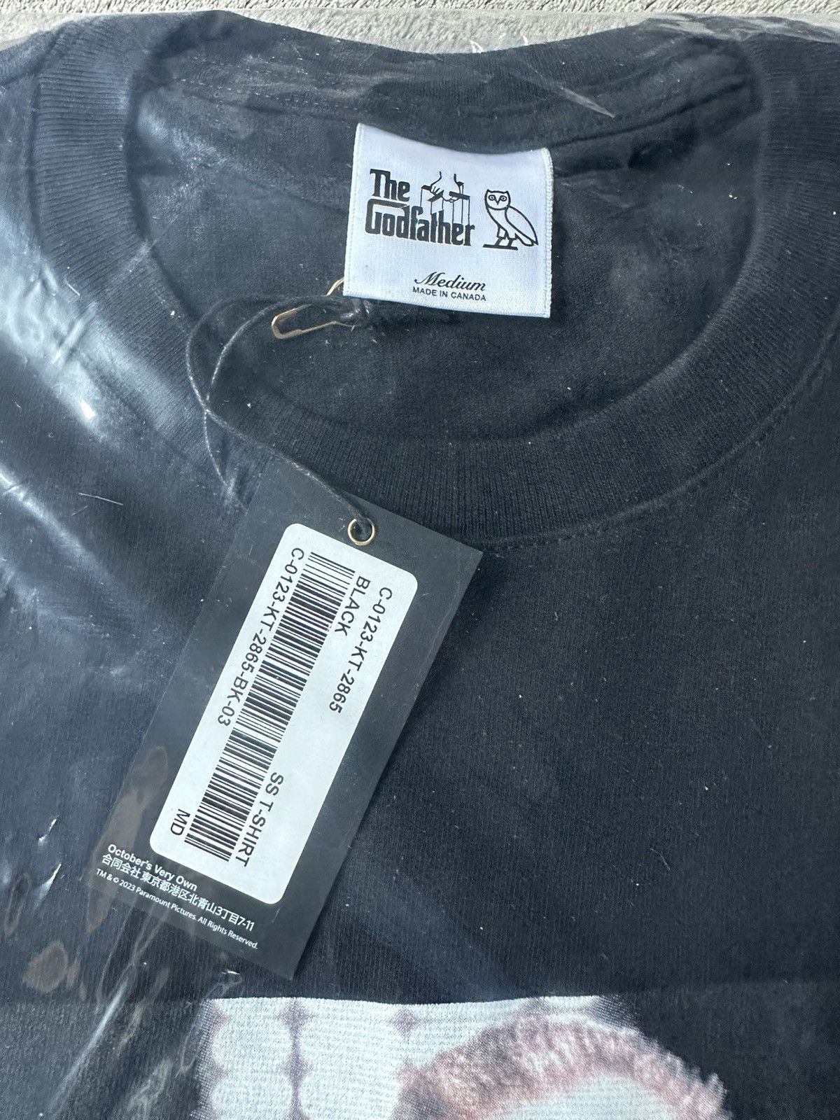 Drake × October's Very Own *RARE* OVO x THE GODFATHER VITO CORLEONE T-SHIRT (BRAND NEW) Size US M / EU 48-50 / 2 - 7 Thumbnail