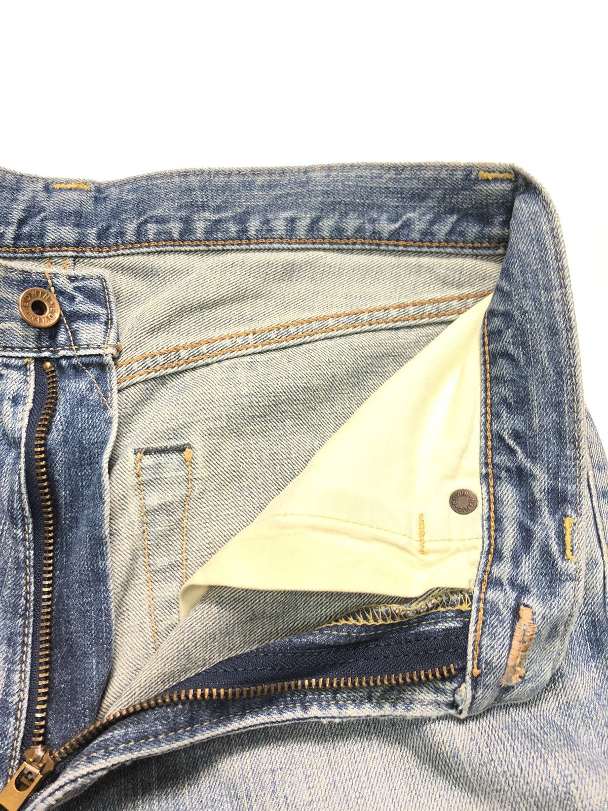Edwin × Salvage × Vintage VINTAGE EDWIN SELVEDGE BLUE WASH DENIM Size US 30 / EU 46 - 6 Thumbnail