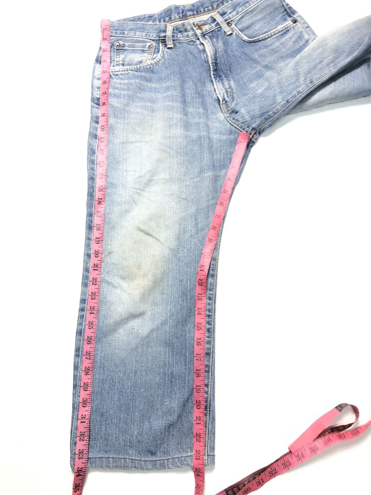 Edwin × Salvage × Vintage VINTAGE EDWIN SELVEDGE BLUE WASH DENIM Size US 30 / EU 46 - 16 Thumbnail