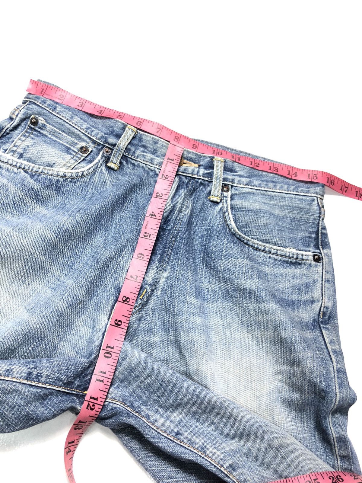 Edwin × Salvage × Vintage VINTAGE EDWIN SELVEDGE BLUE WASH DENIM Size US 30 / EU 46 - 15 Thumbnail