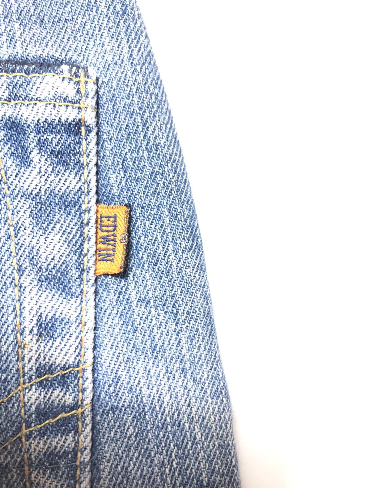 Edwin × Salvage × Vintage VINTAGE EDWIN SELVEDGE BLUE WASH DENIM Size US 30 / EU 46 - 11 Thumbnail